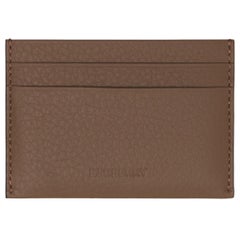 NEW Burberry Brown Monogram Stripe Leather Card Holder Wallet For Sale at  1stDibs