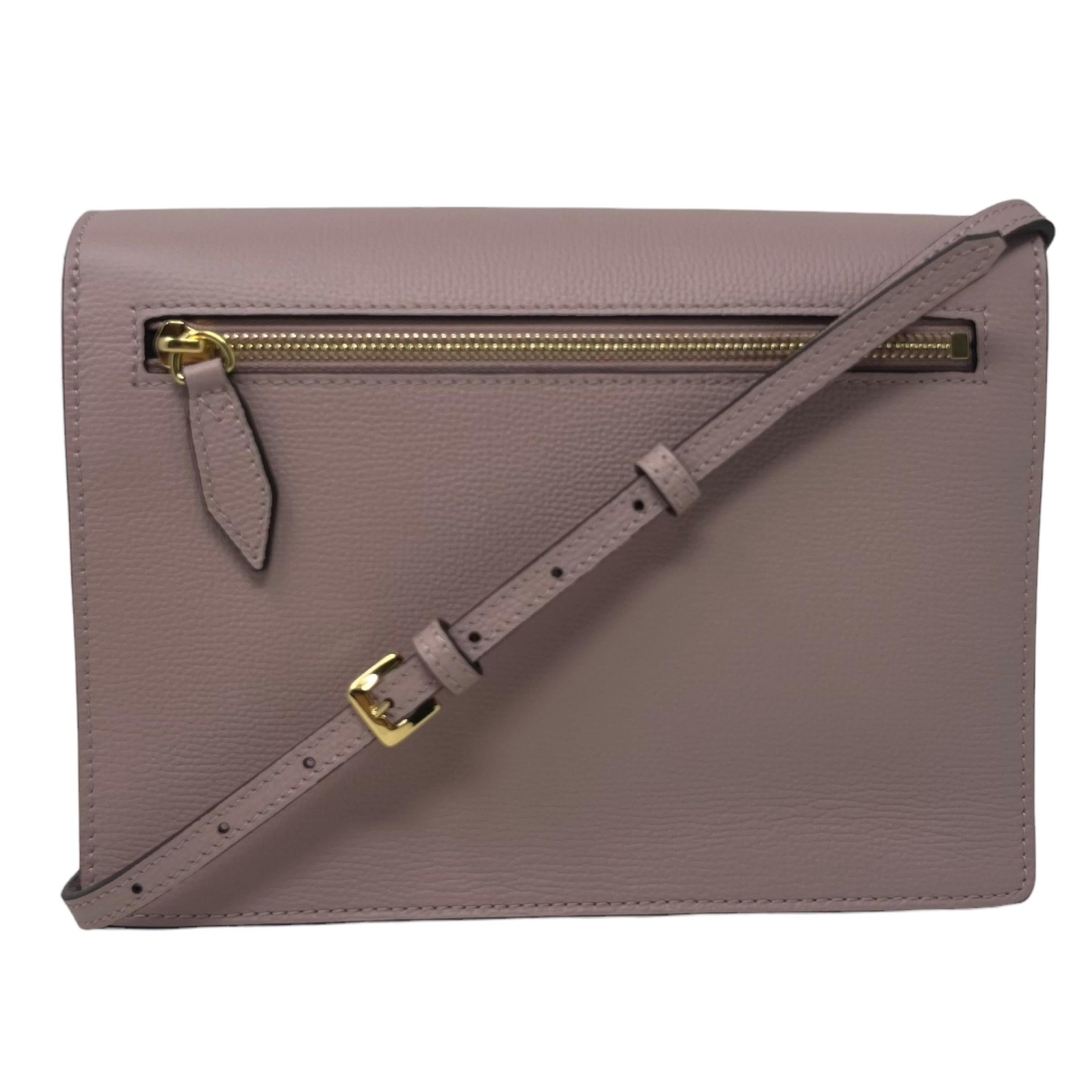 NEU Burberry Rosa Derby House Karo Leder Crossbody Tasche im Angebot 1