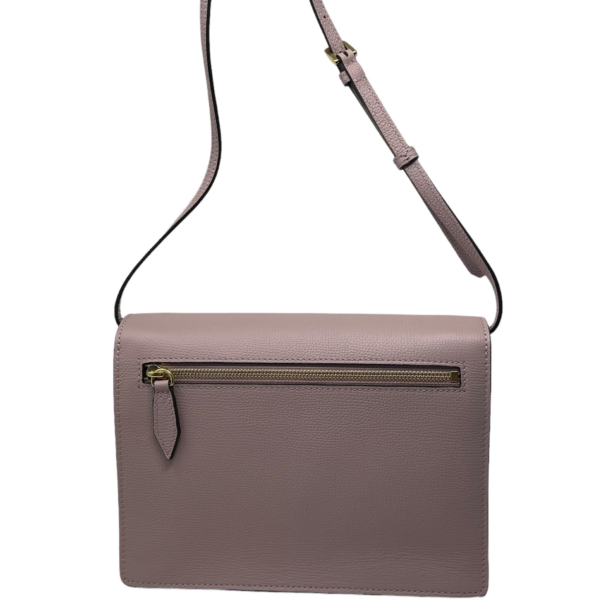NEU Burberry Rosa Derby House Karo Leder Crossbody Tasche im Angebot 4
