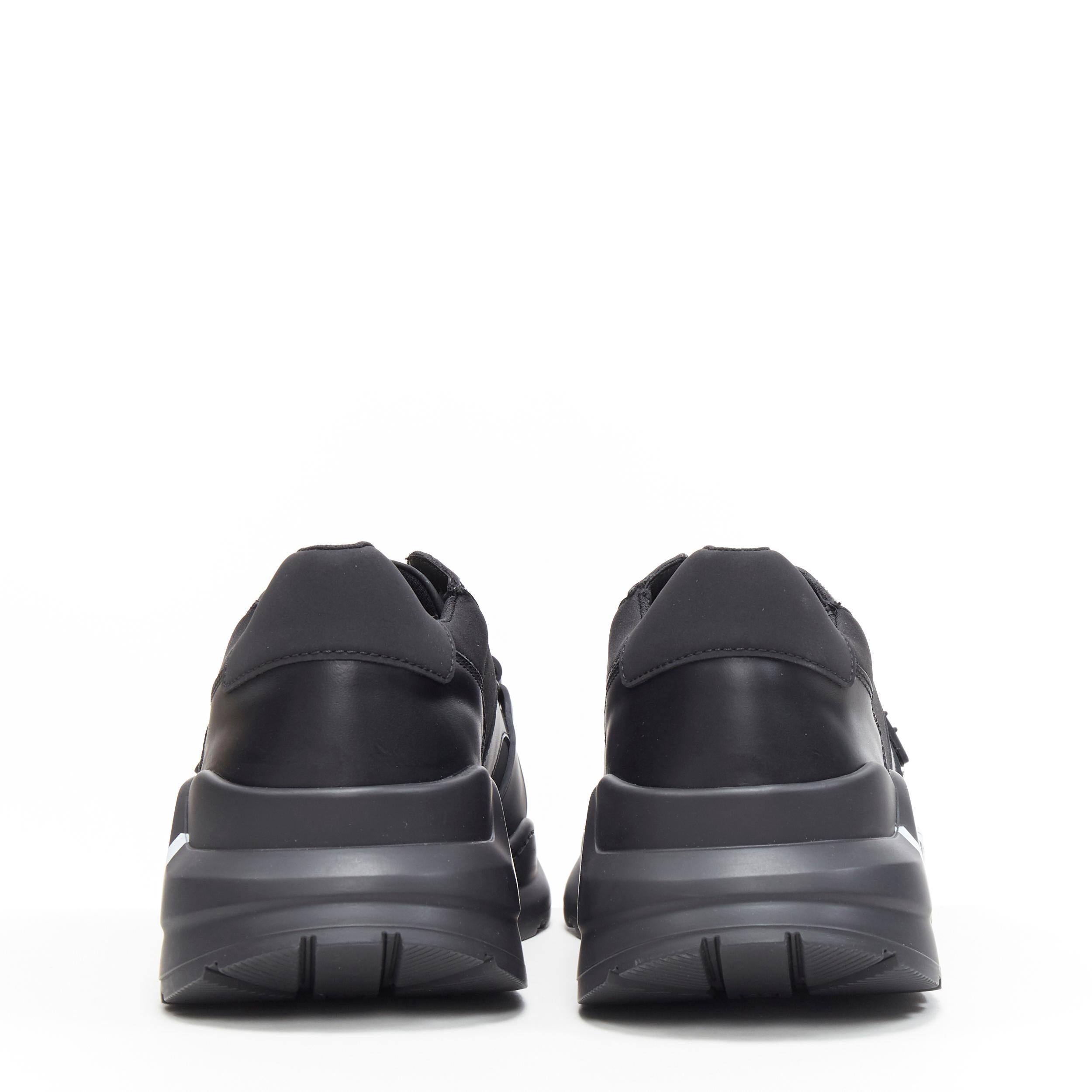 burberry black ramsey sneakers
