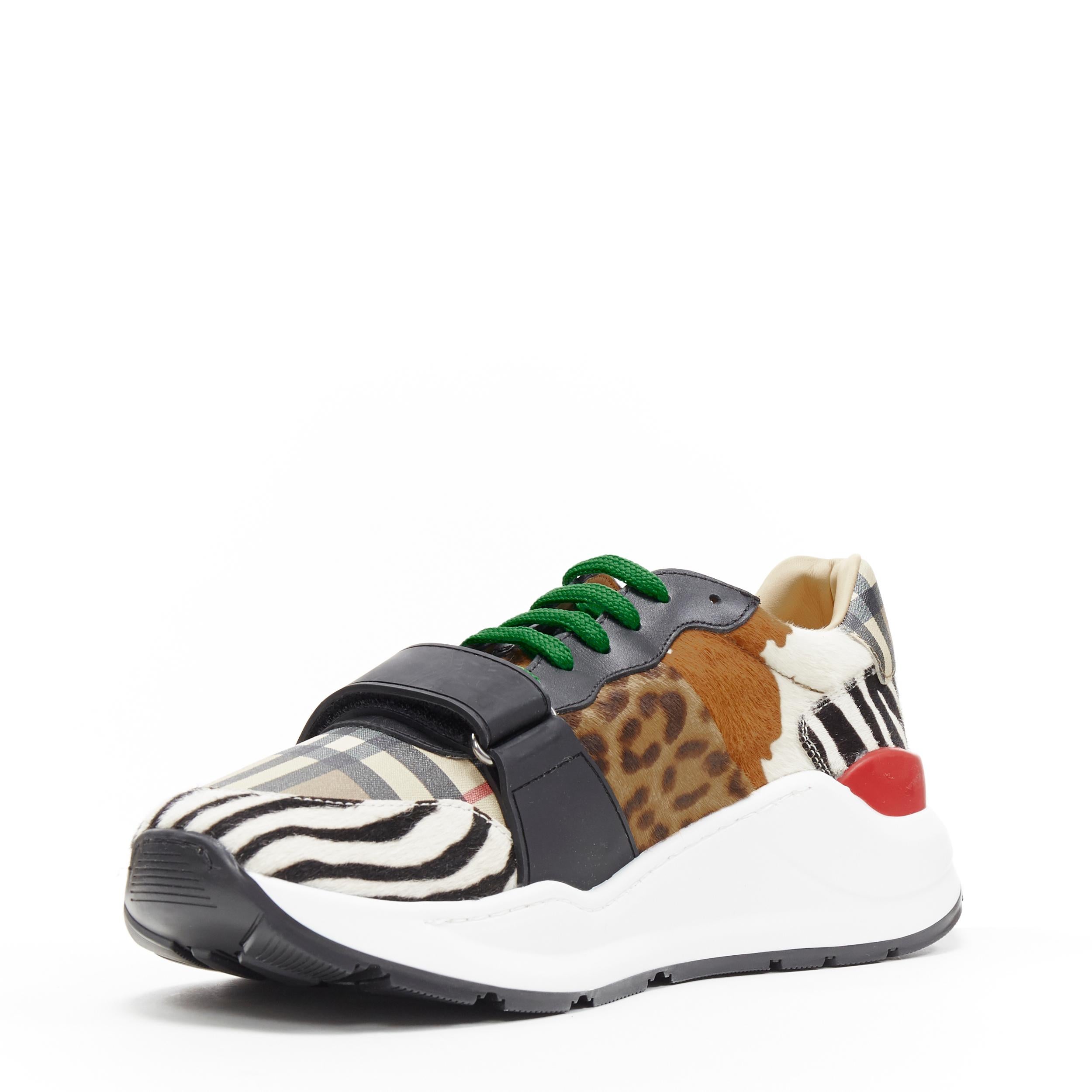 burberry leopard sneakers