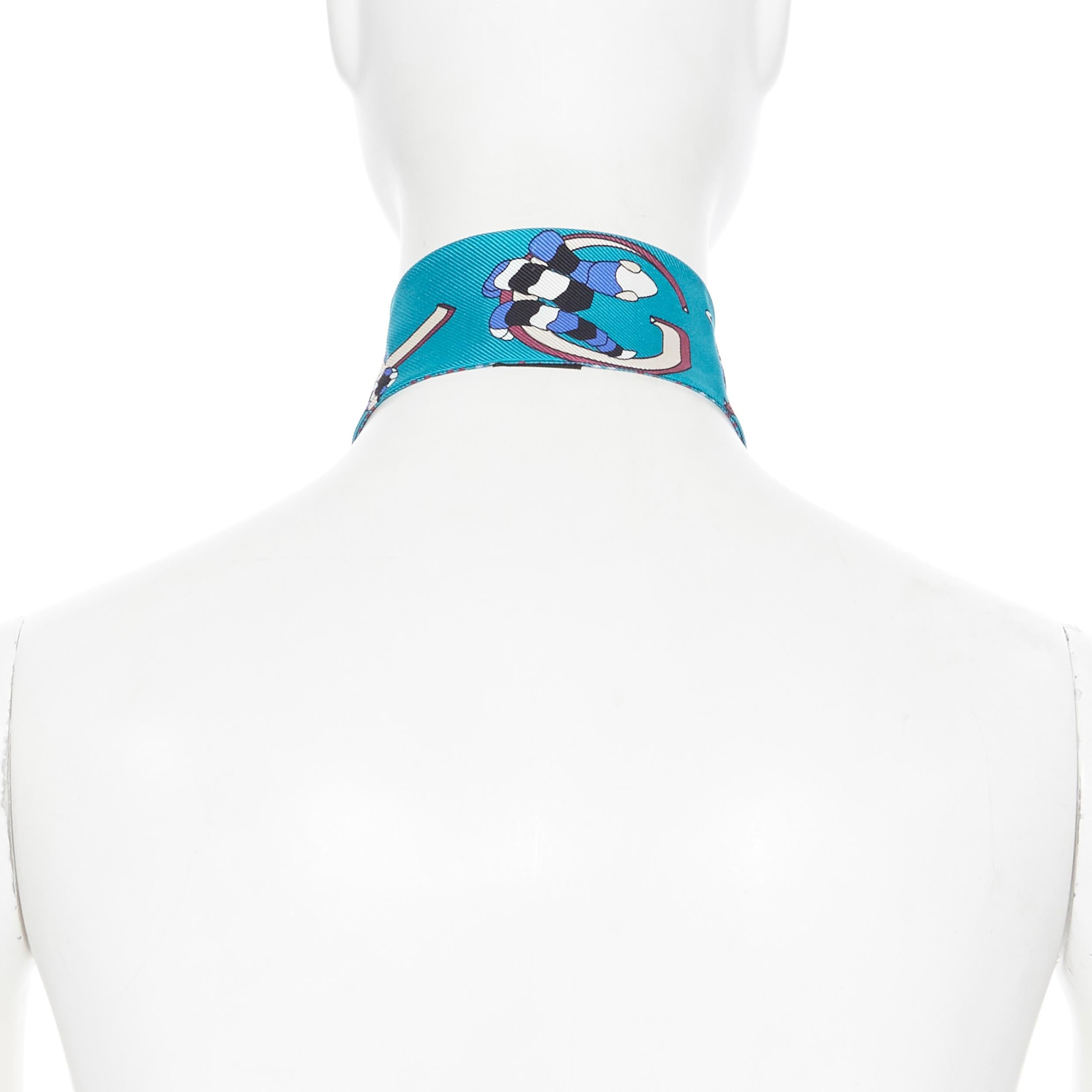 De las mujeres nuevo BVLGARI Serpenti Tie Me Signature Shelleys pañuelo cuello bolso twilly seda azul