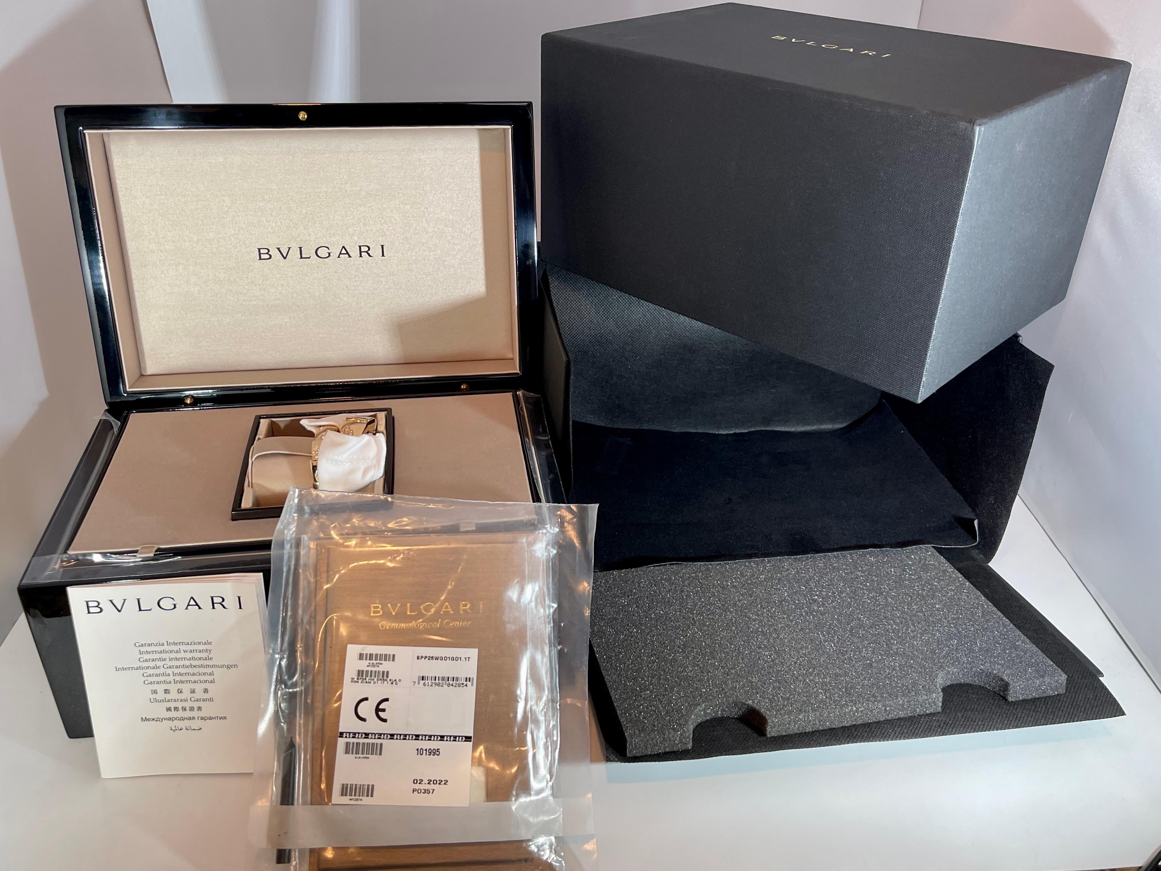 New Bvlgari Tubogas Serpenti Scaglie Ladies SPP26WGD1GD11T Watch with Box +Paper For Sale 5