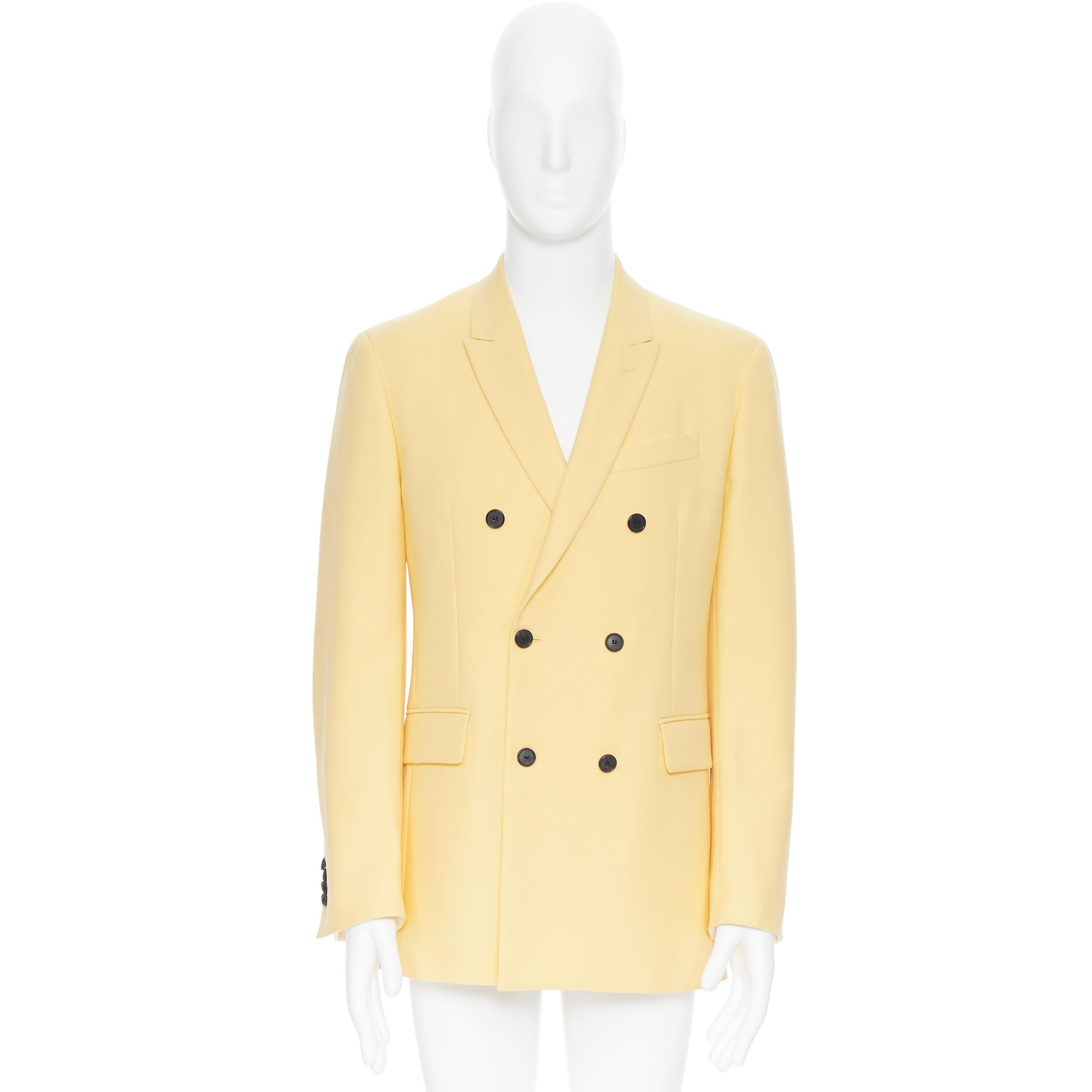 pastel yellow blazer