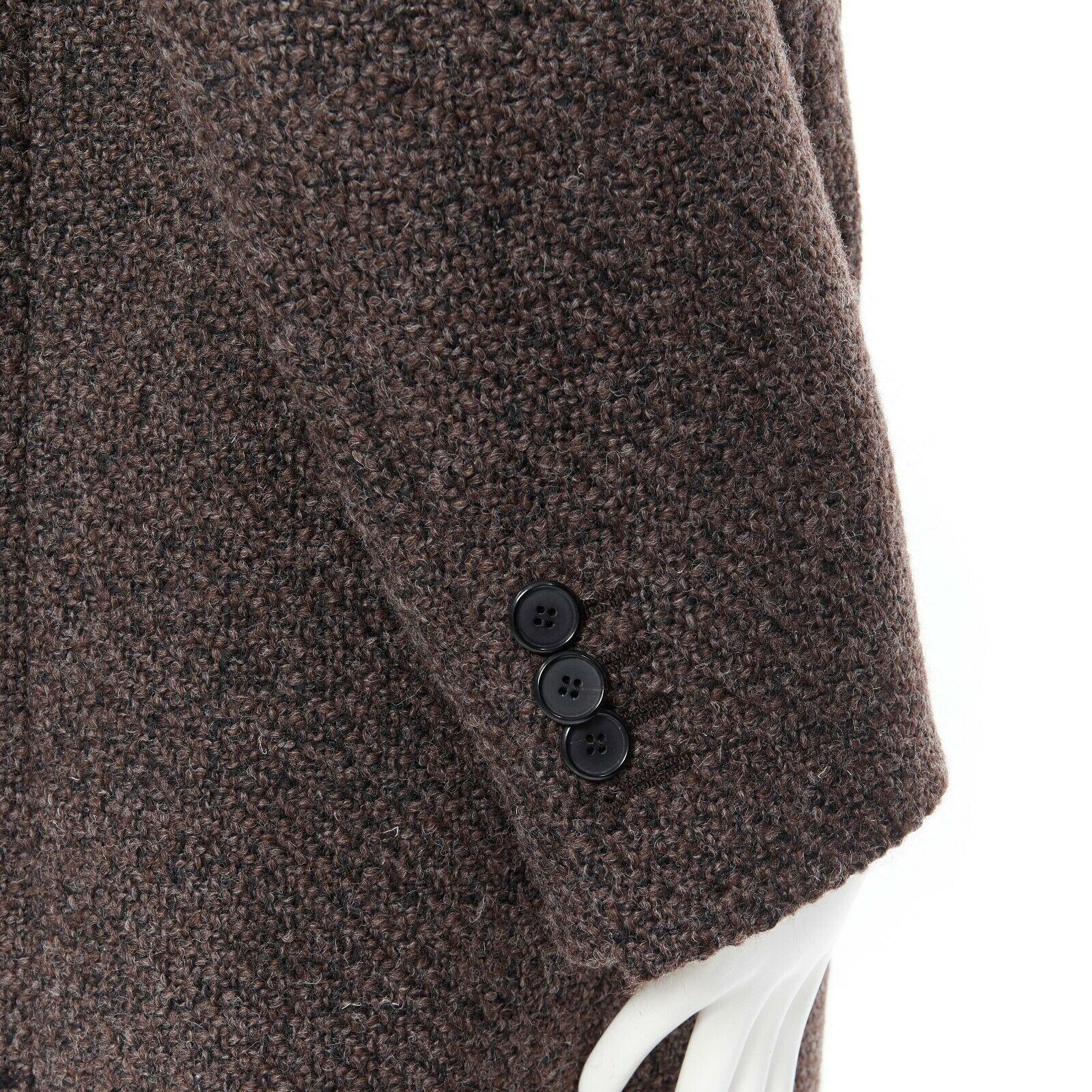new CALVIN KLEIN RAF SIMONS AW18 runway oversize wool boucle coat US2 IT38 XS 2