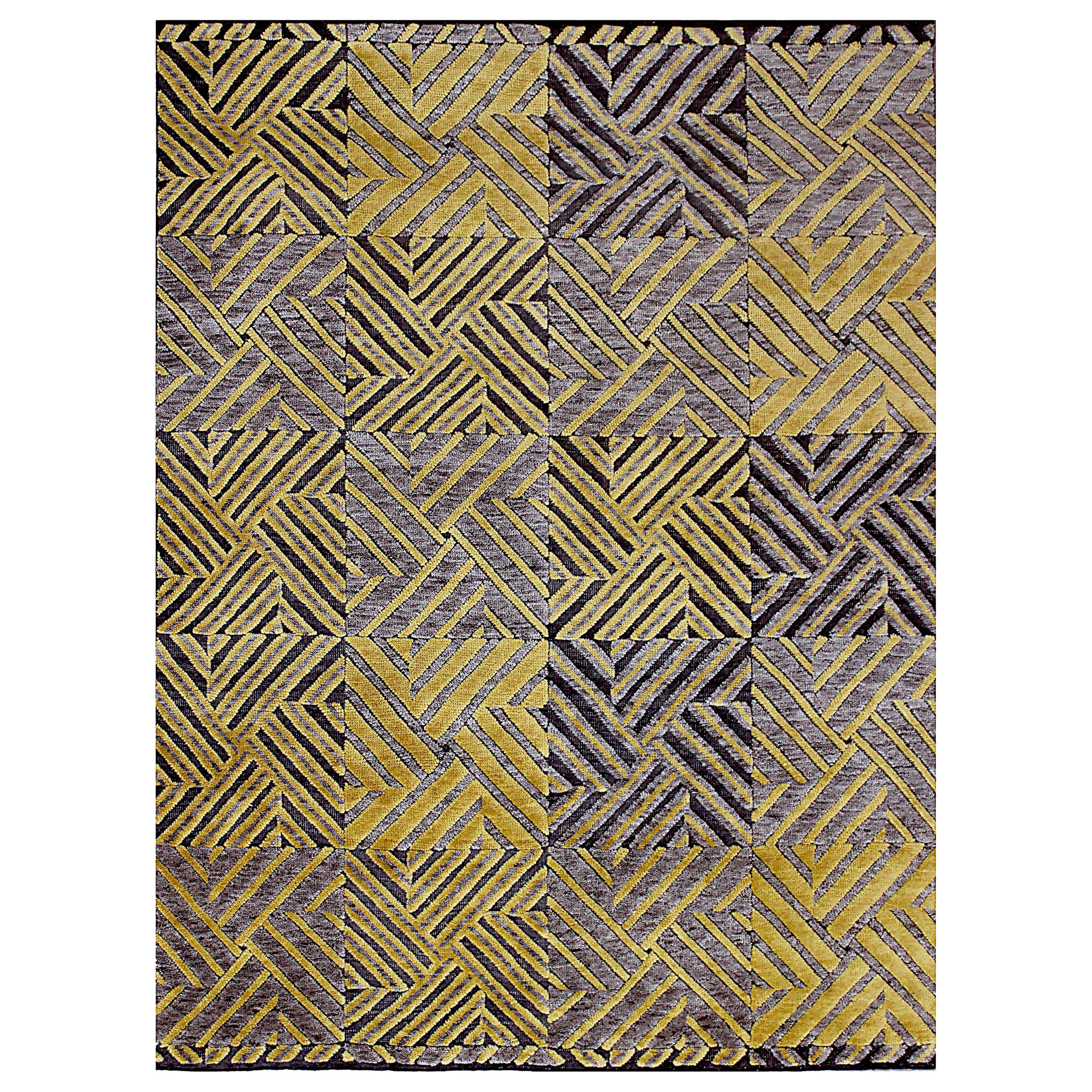 New Cameron Collection Area Rug with Modern Design Patterns and Colors