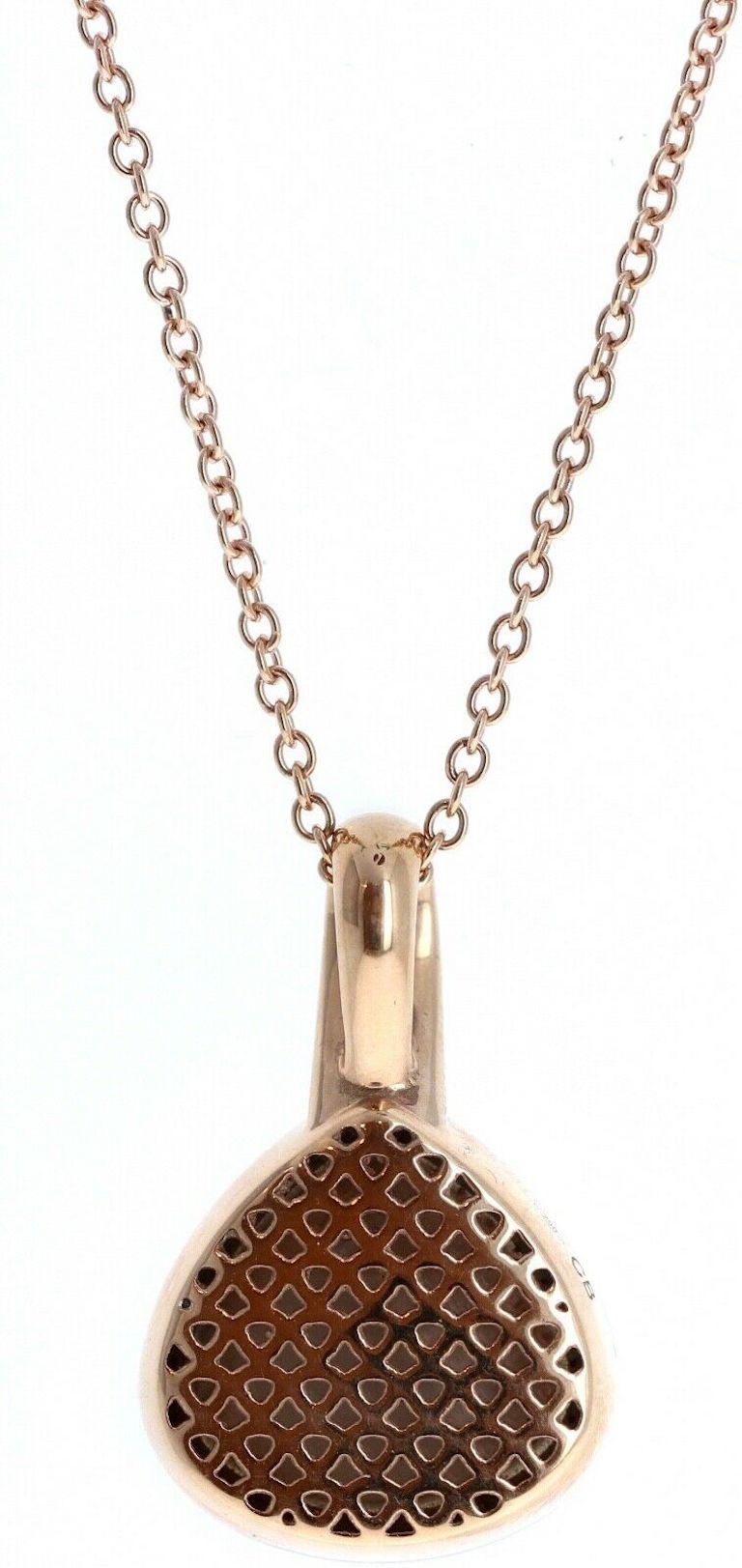 NEW Carl Bucherer 18k Rose Gold, Brown Diamonds, Chalcedony Pendant Necklace B&P


NEW For sale is a Carl Bucherer 18k rose gold pendent necklace.
 The pendant is comprised of brown round brilliant cut diamonds.
1 triangle shape chalcedony. 
Perfect