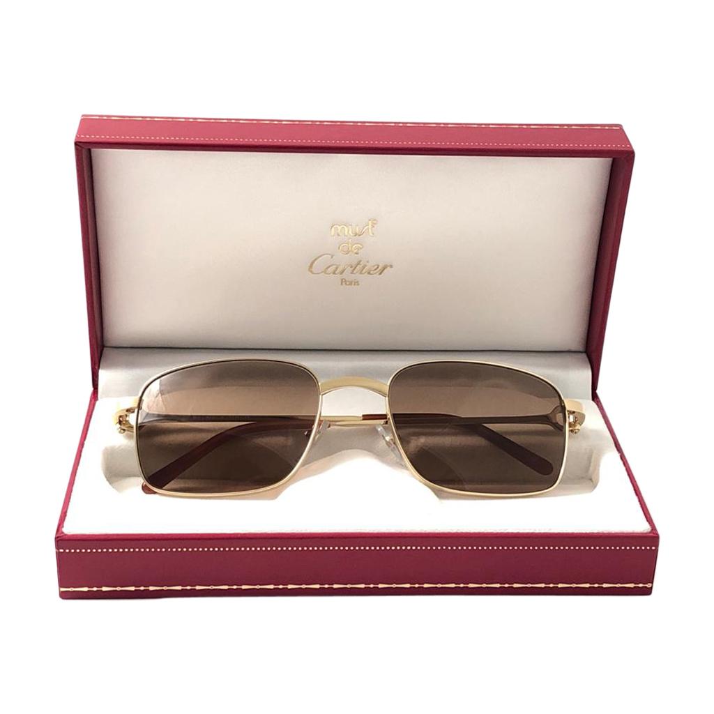 Cartier Vintage Demilune Laque De Chine Medium Reading Sunglasses ...