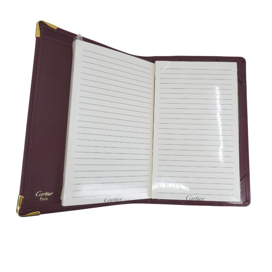 NEW Cartier Leather Jotter Notepad 1