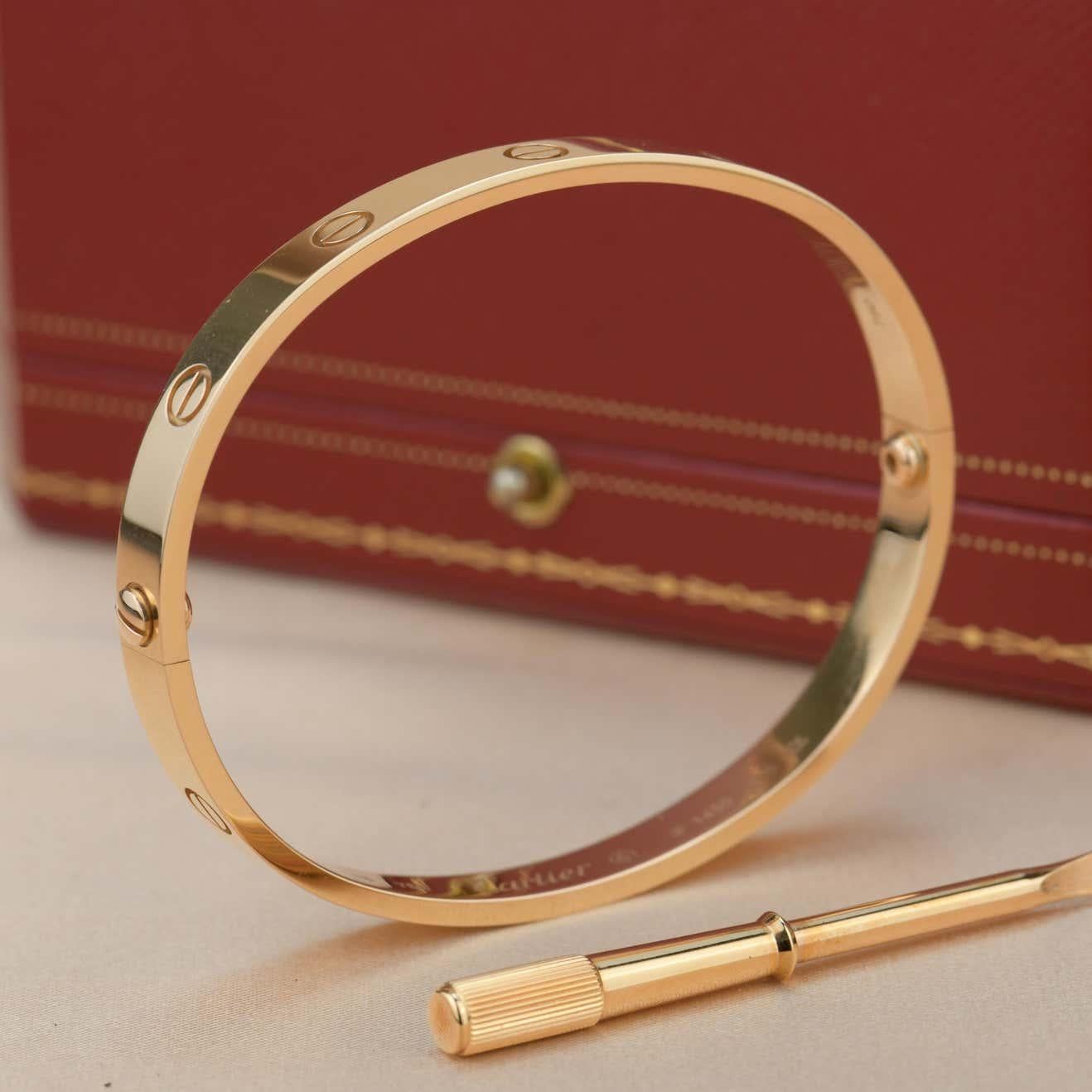New Cartier Love 18K Rose Gold Bracelet In New Condition In Viana do Castelo, PT