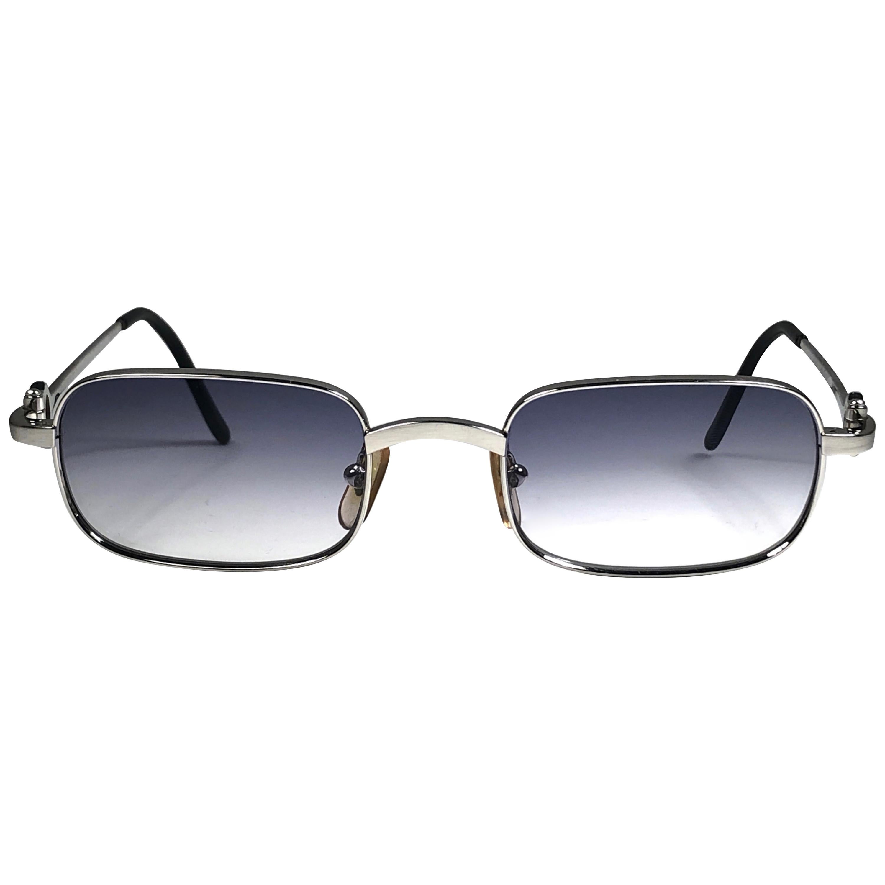 New Cartier Temper 48mm Brushed Platine Plated Sunglasses France