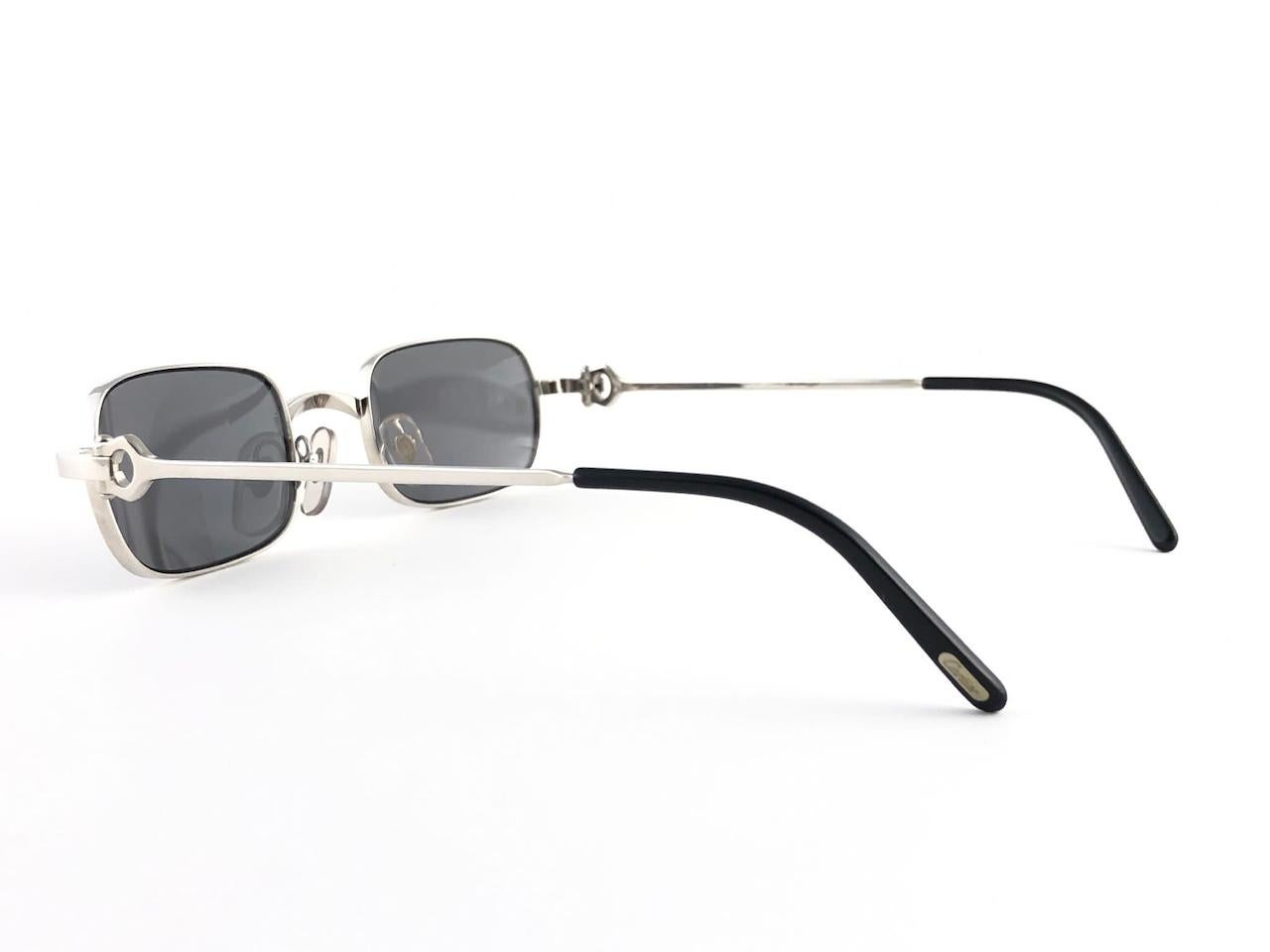 New Cartier Temper 50mm Platine Plated Sunglasses France 2