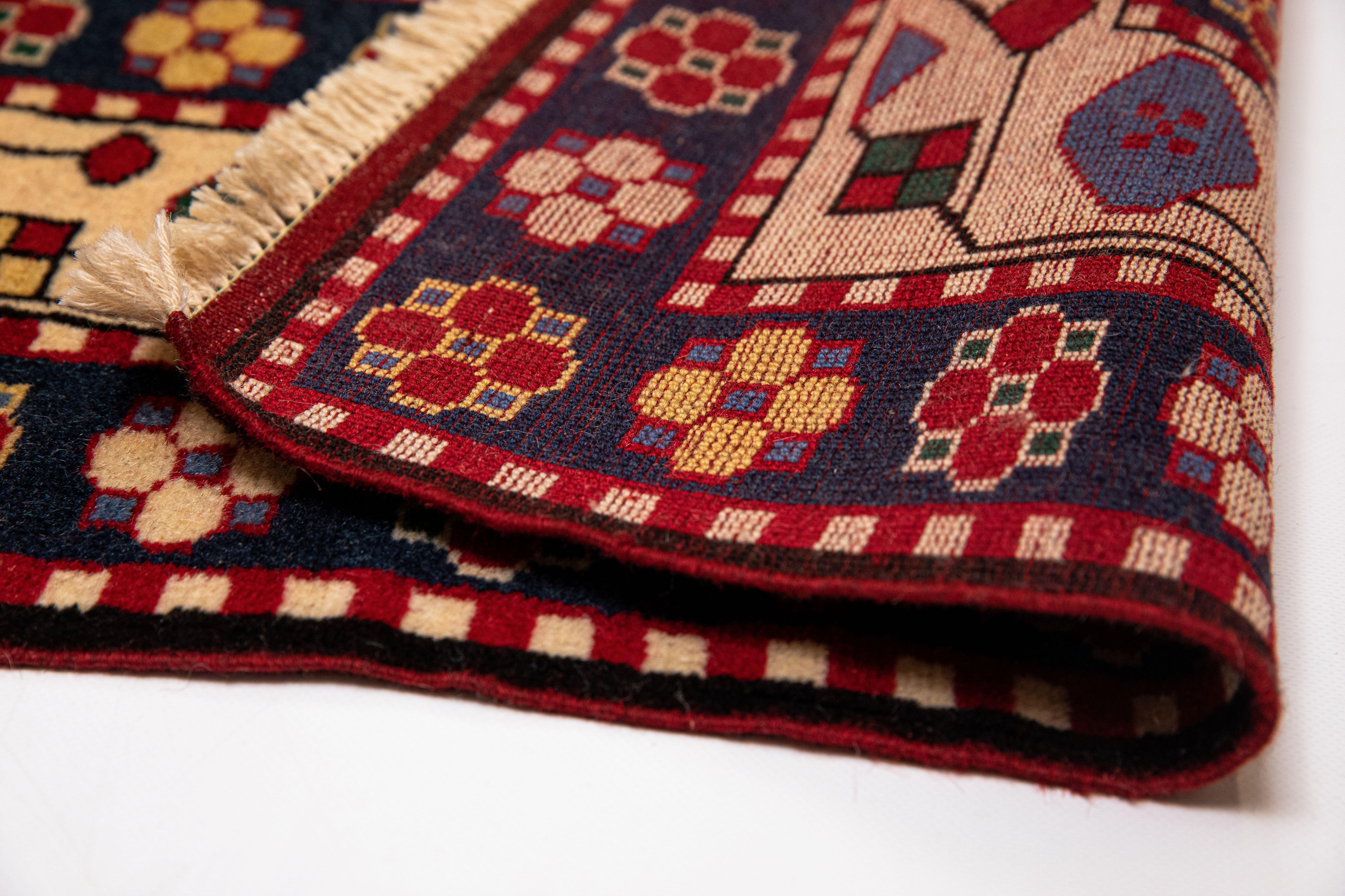 Nouveau Karbagh Kazak Handmade Excellence, édition spéciale du musée  en vente 10