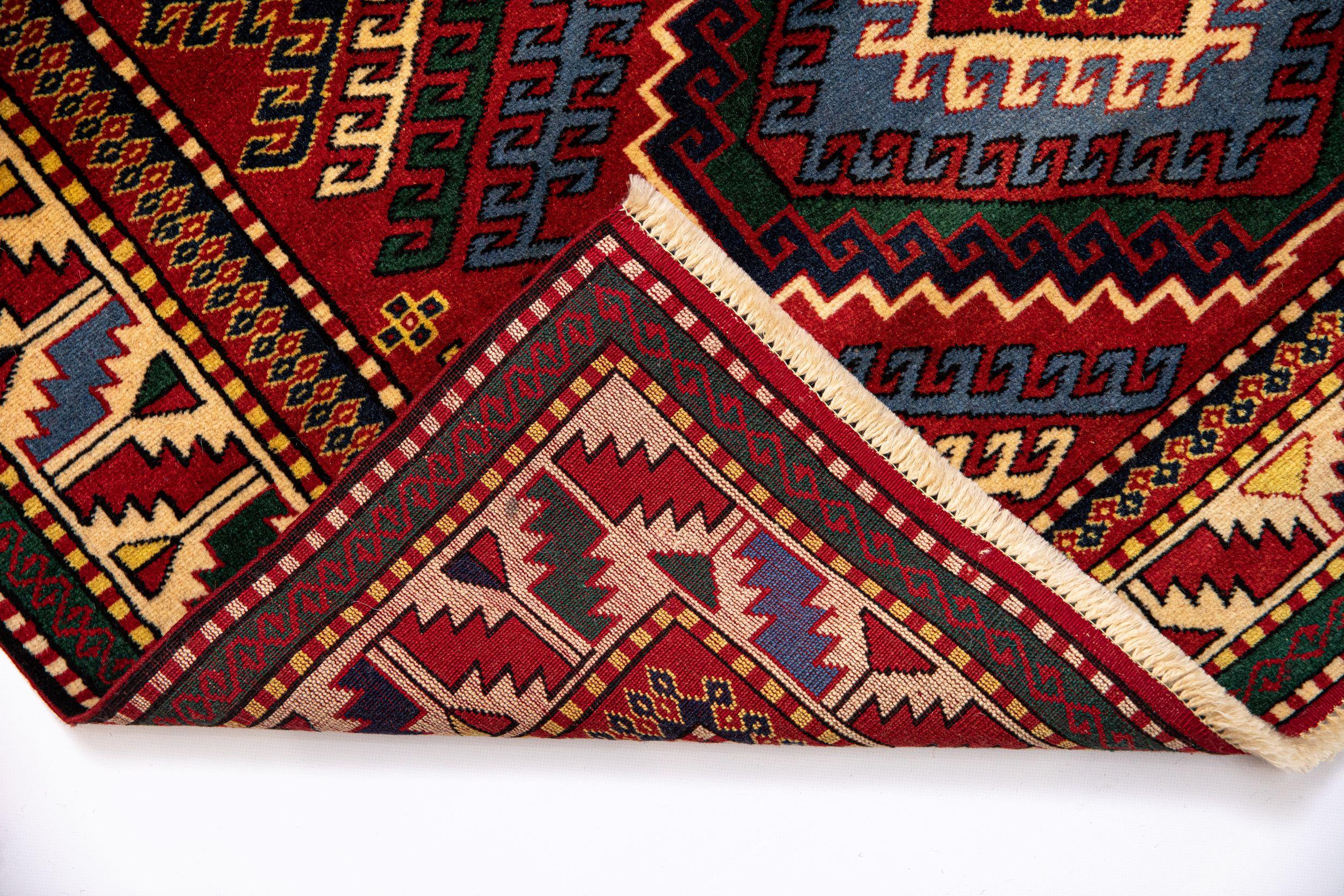 New Caucasian Kazak Handmade Limited Museum Series For Sale 3