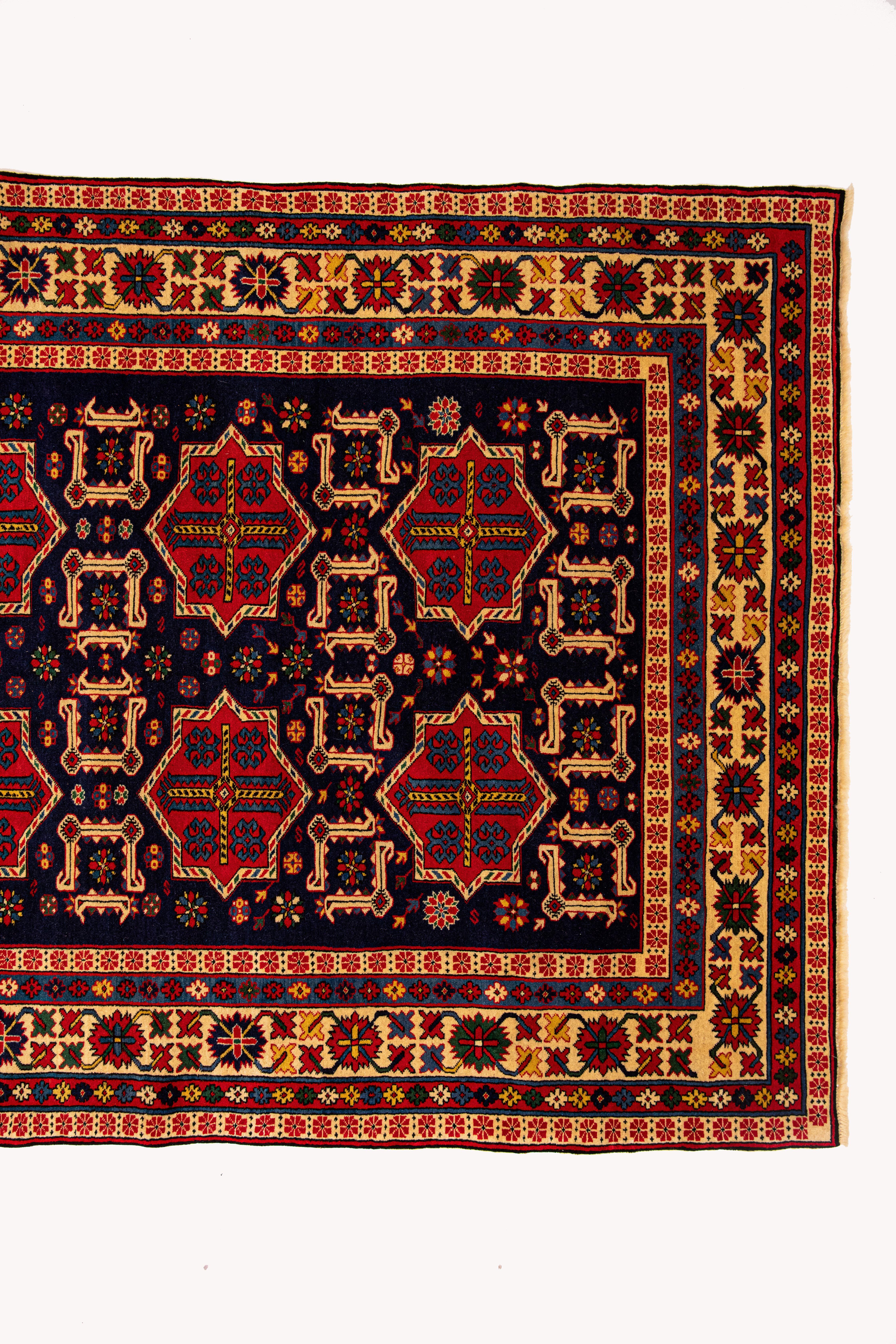 New Caucasian Shirvan, Limited Museum Supervised Edition For Sale 4