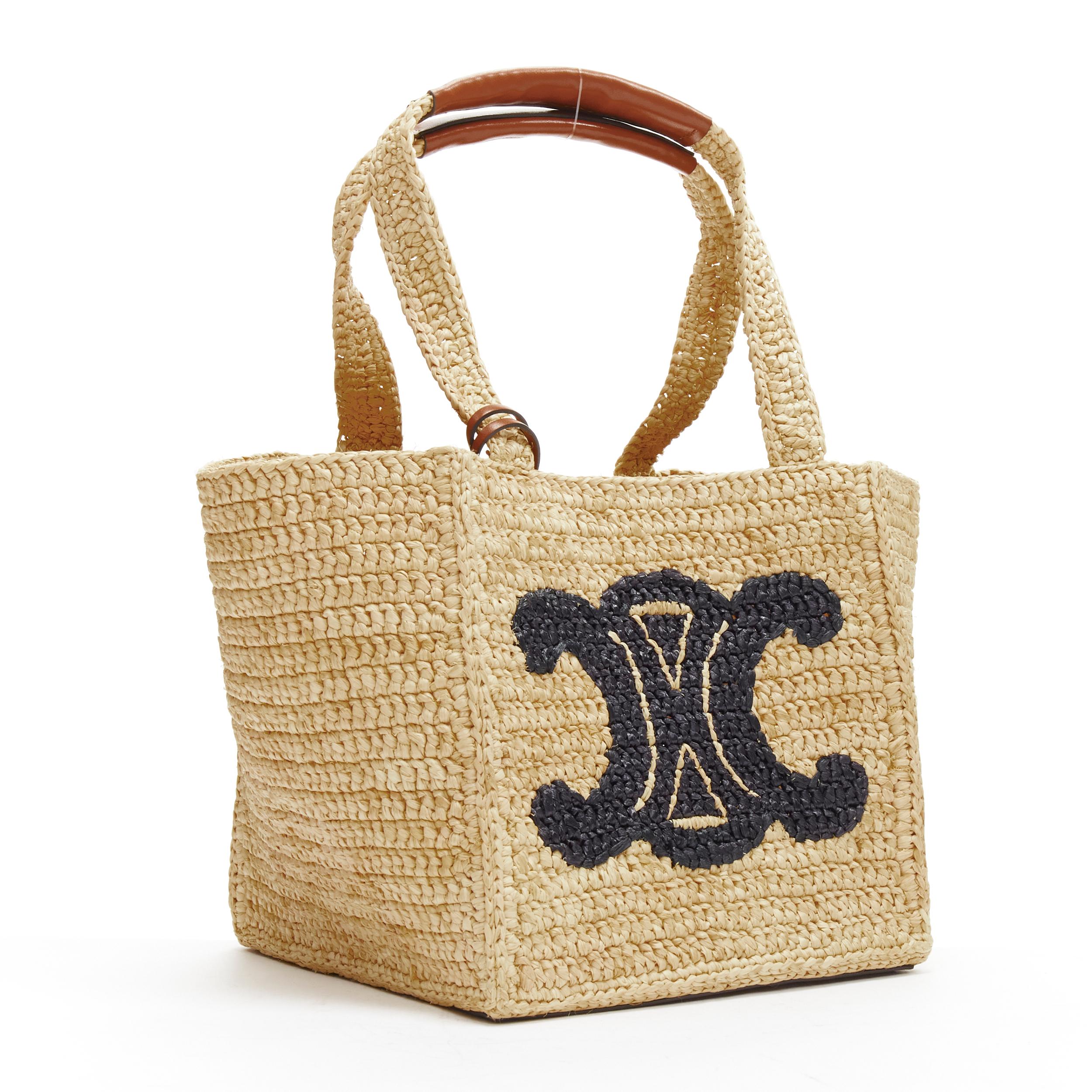 celine raffia tote