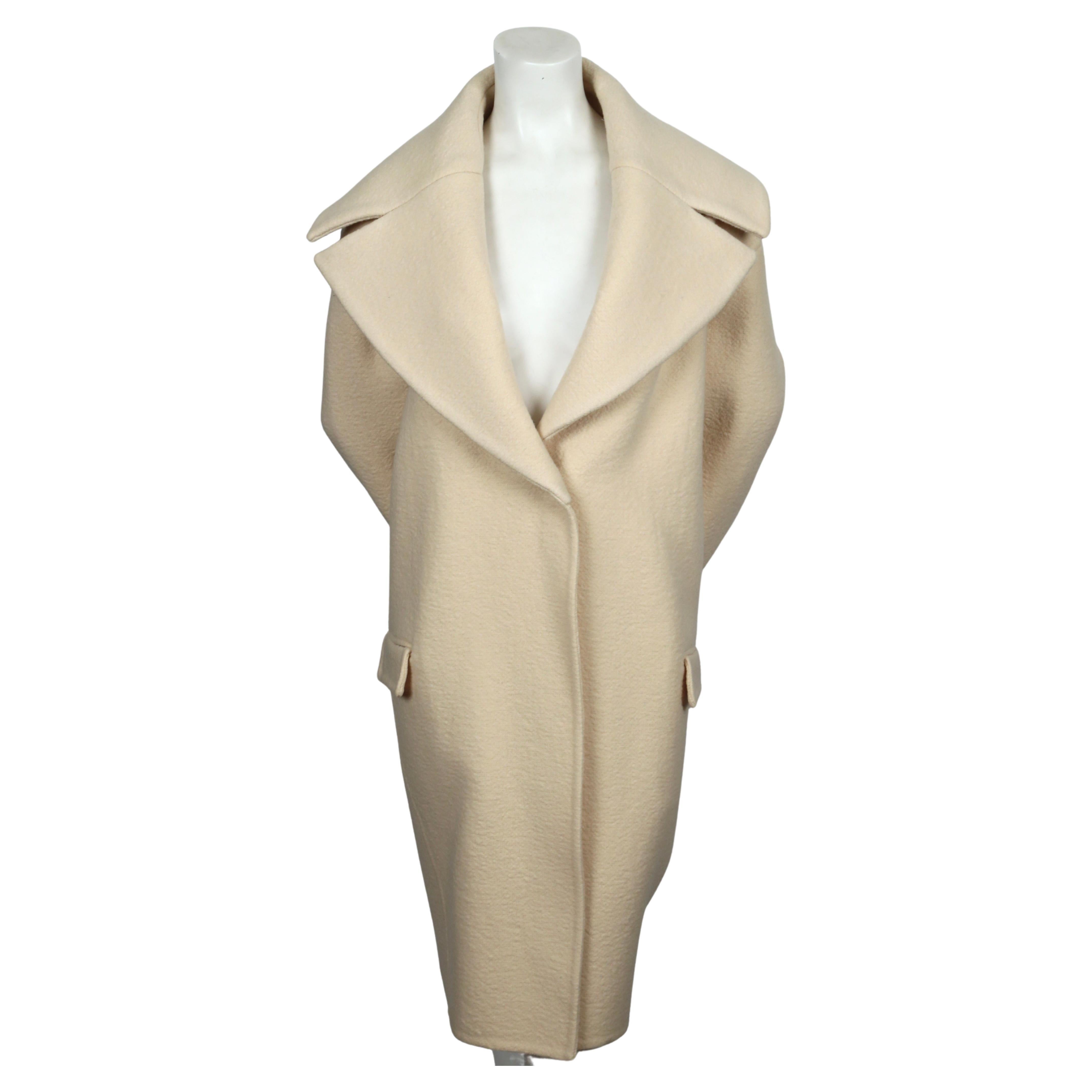 new CELINE by PHOEBE PHILO buttercream cashmere RUNWAY coat - 2013 For ...