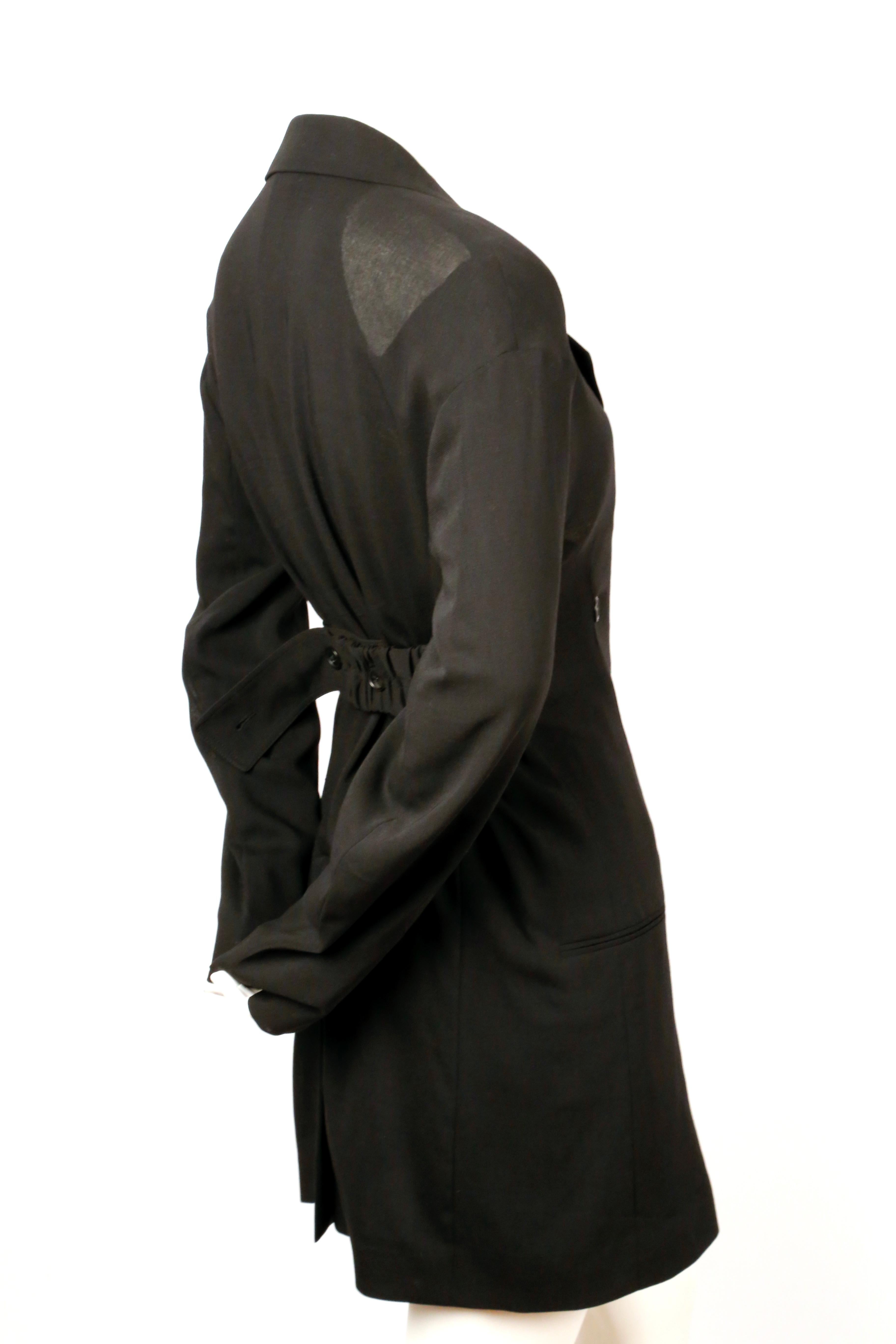 neu CELINE by PHOEBE PHILO Herbst 2017 Laufstegjacke mit Rüschen halbgürtel im Zustand „Neu“ in San Fransisco, CA