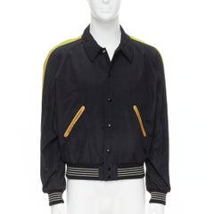 new CELINE Hedi Slimane Christian Marclay 2019 Runway KLAAK Teddy bomber EU50 L