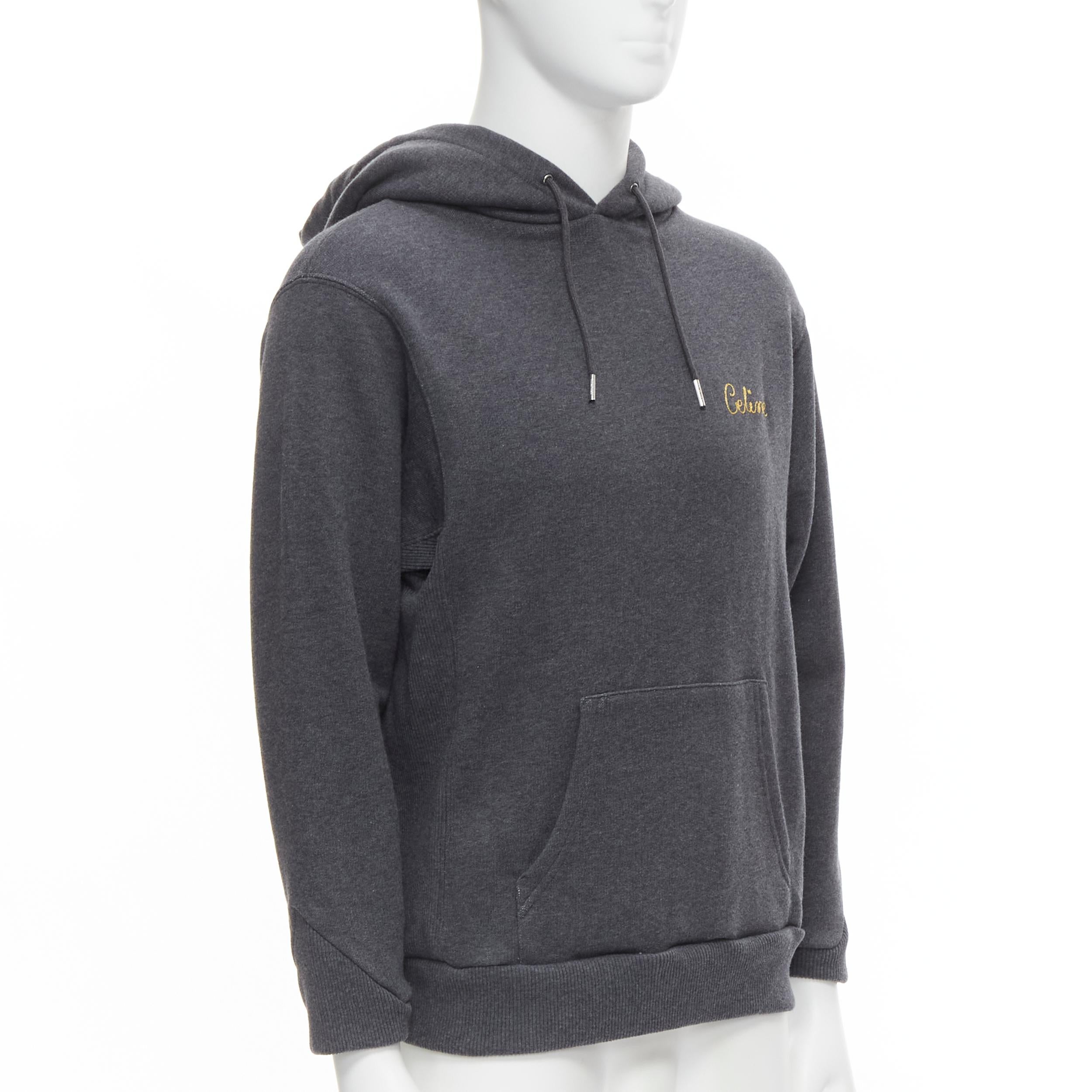 celine hoodie grey