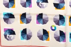 New Chanel Beach Umbrella Silk Scarf