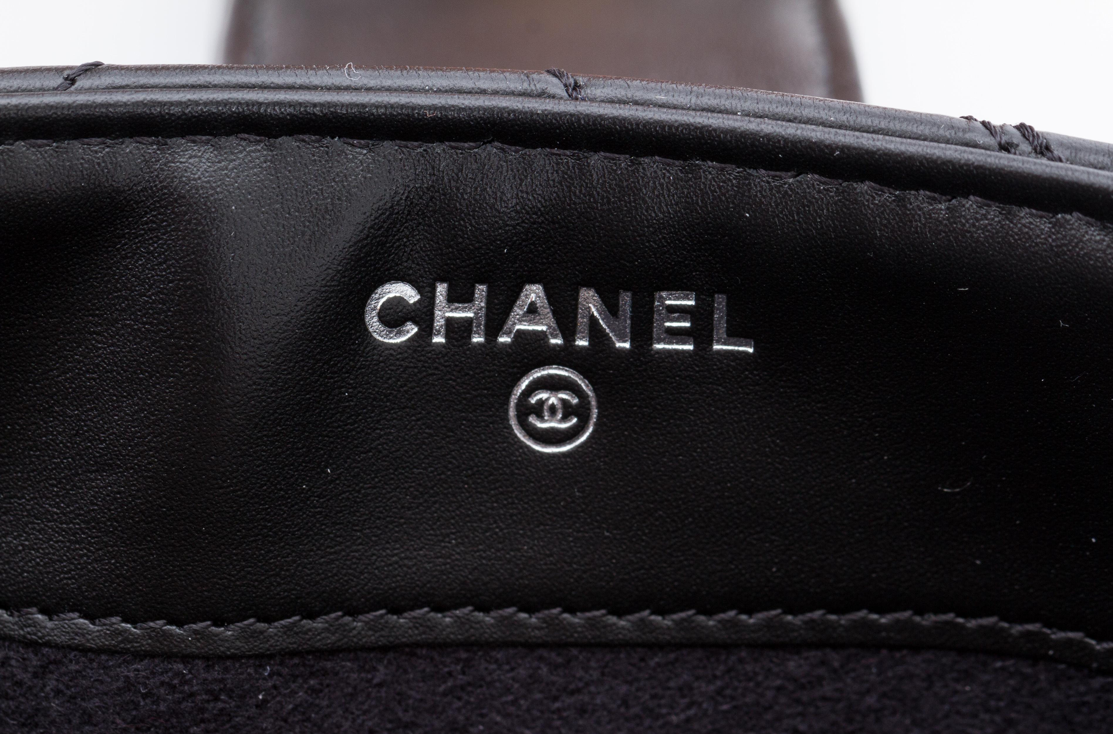 New Chanel Black Camellia Stud Crossbody Bag 2