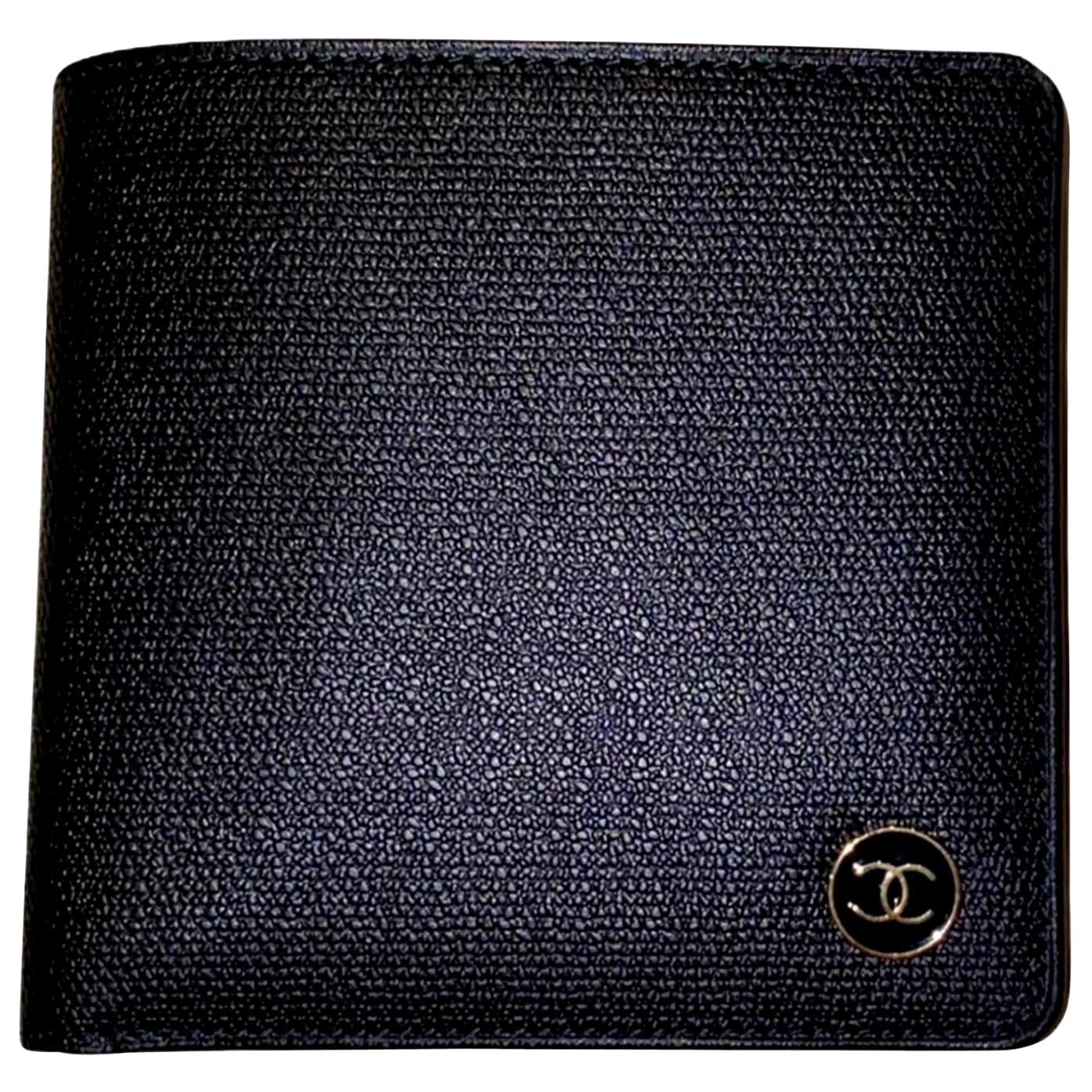 NUOVO Portafoglio Chanel nero con logo CC - Set completo con scatola e carte di credito