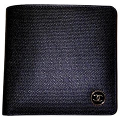 NUOVO Portafoglio Chanel nero con logo CC - Set completo con scatola e carte di credito
