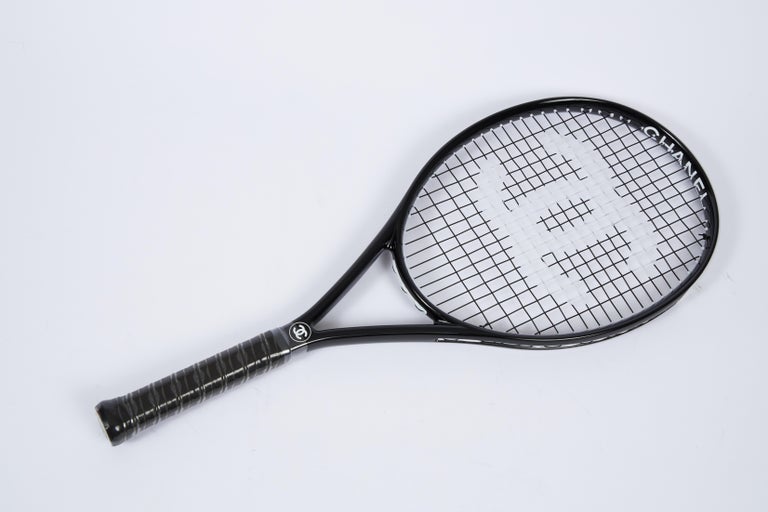 New Chanel Black Tennis Racquet with Cover at 1stDibs chanel tennis