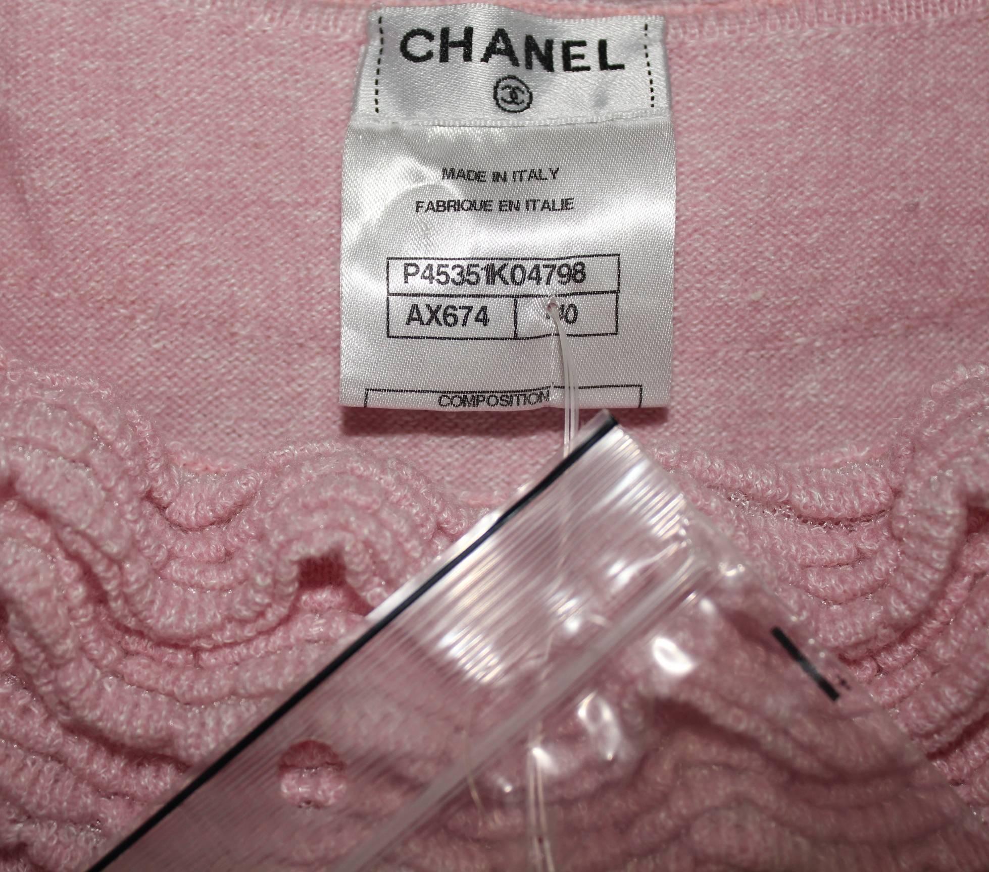 chanel sweater top