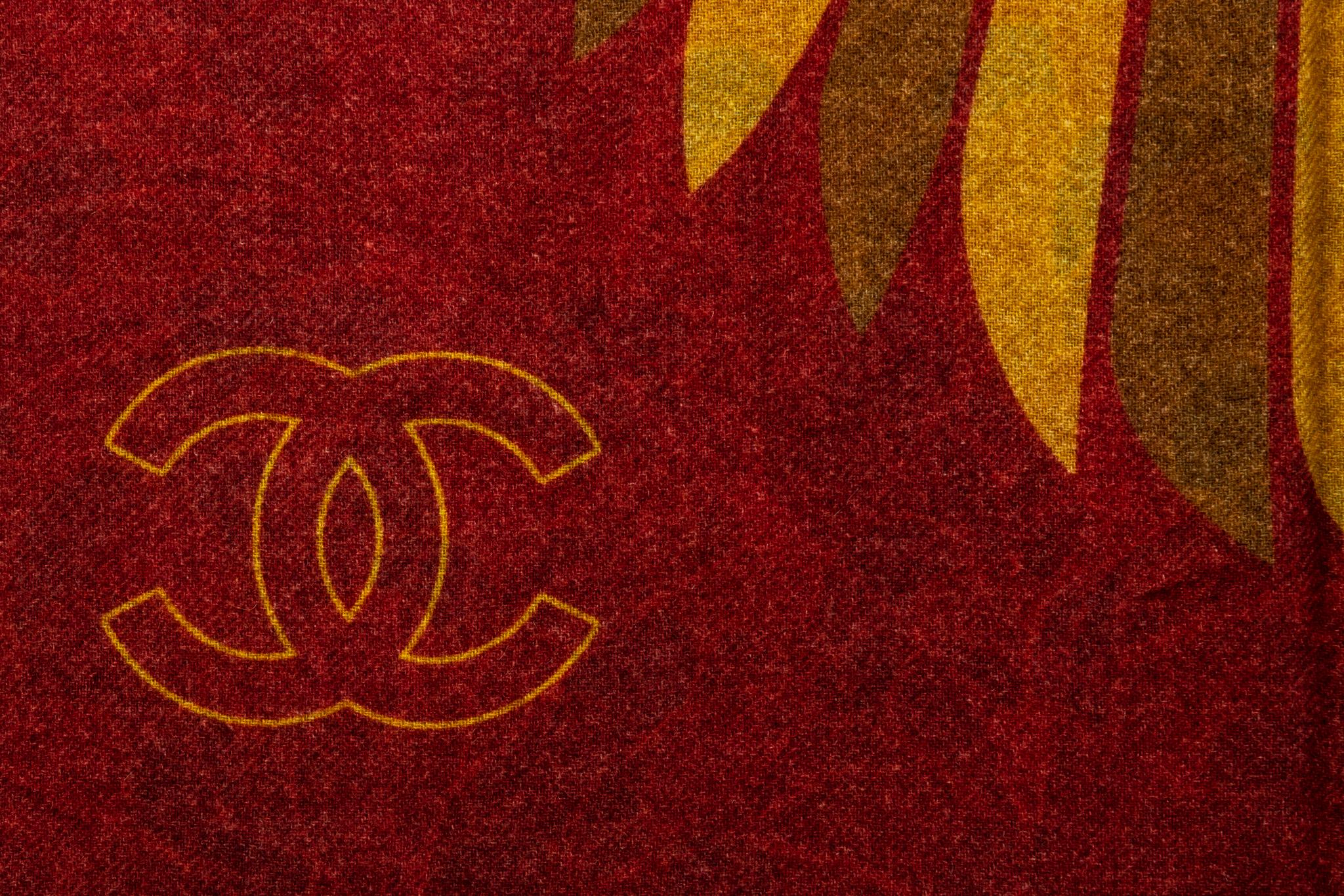 Nuevo Chal Coco Chanel de Cachemira Pheonix Marrón