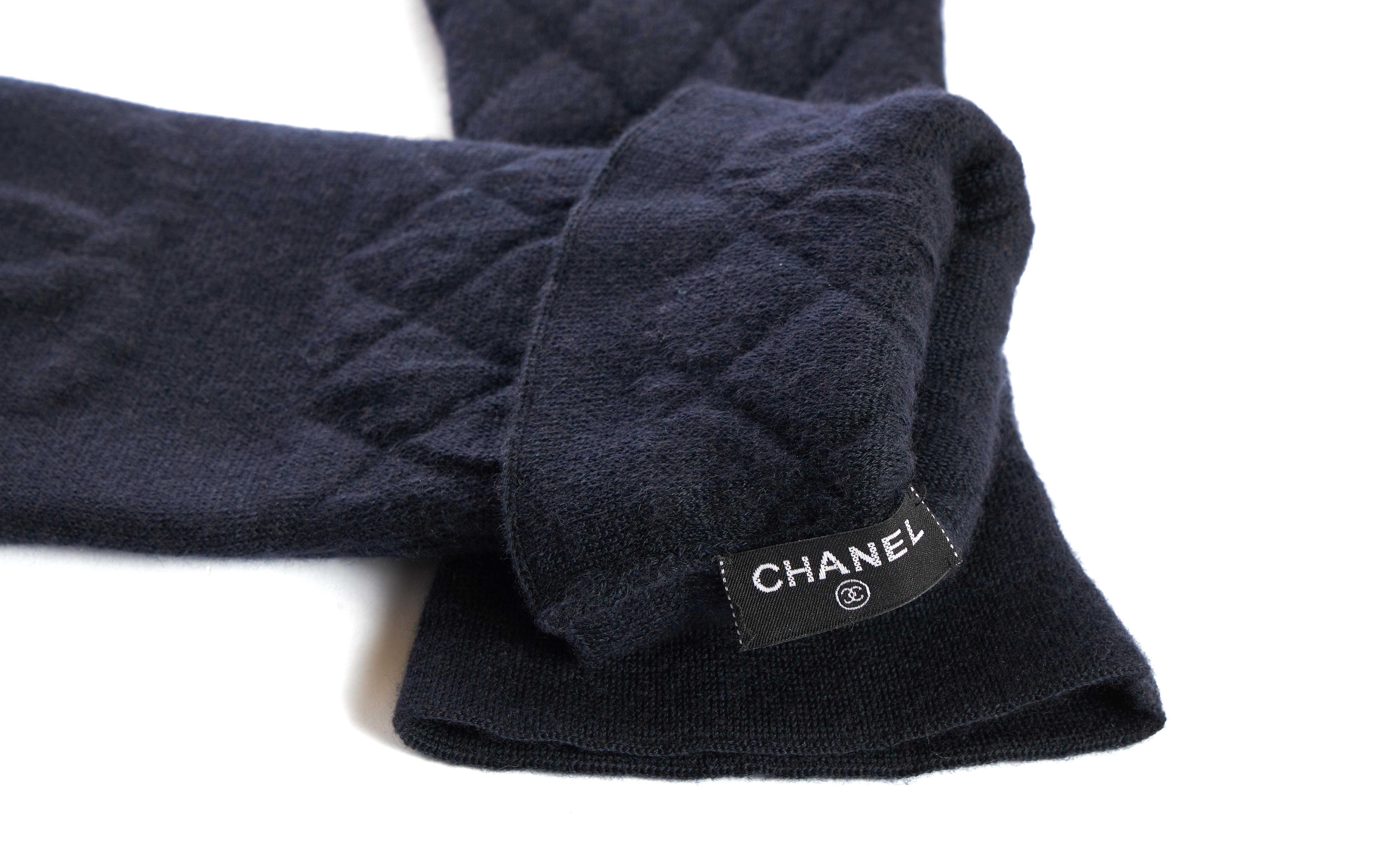 chanel scarf and gloves