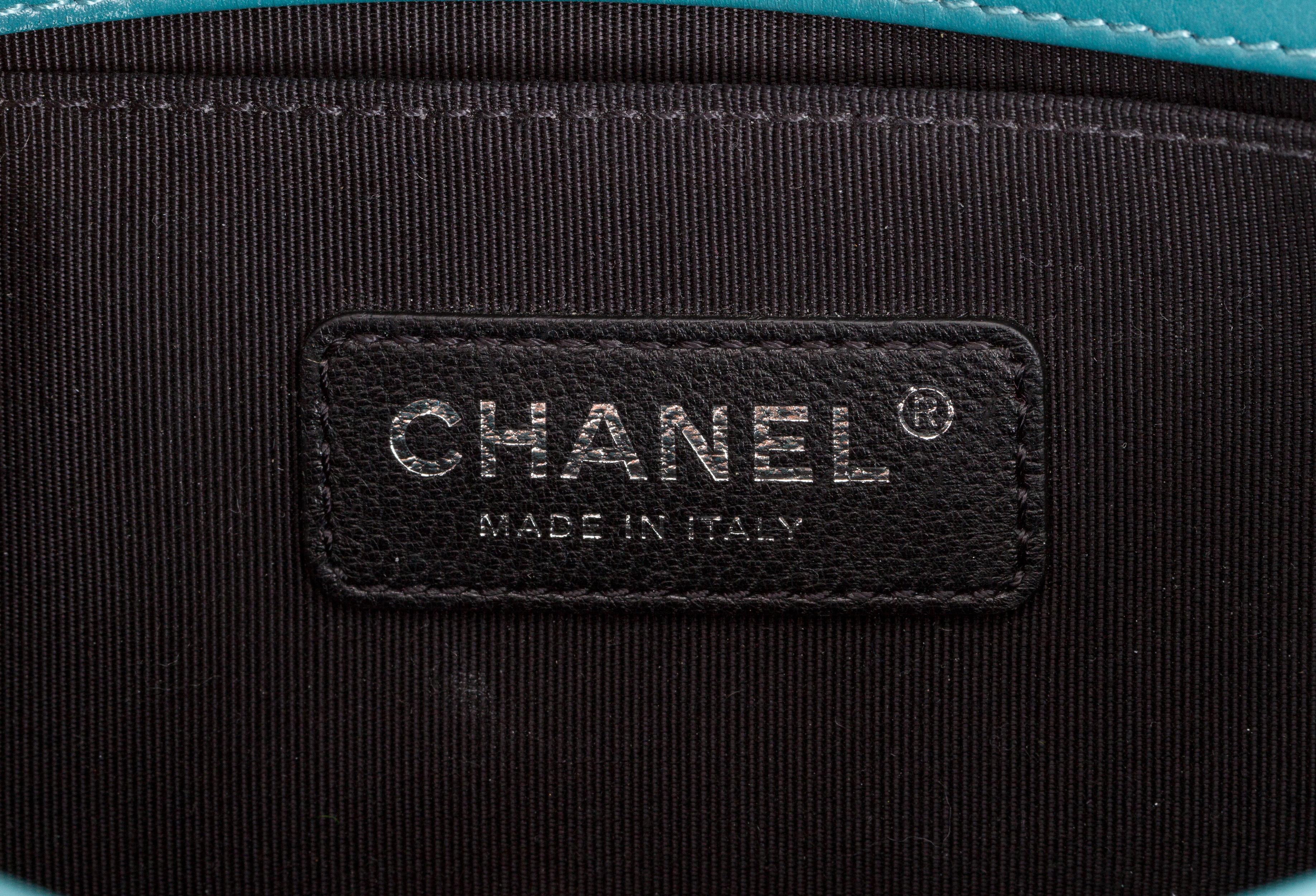 New Chanel Cerulean Blue Small Boy Bag 1