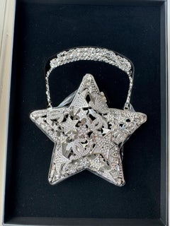 NEW CHANEL Chanel 25A Metier's d'Art Star Minaudiere Strass Crystals Clutch Bag