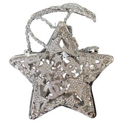 NEW CHANEL Chanel 25A Metier's d'Art Star Minaudiere Strass Crystals Clutch Bag