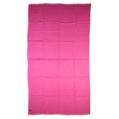 New Chanel Fuchsia Light Cashmere Shawl