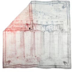 New Chanel Greek Cashmere Multicolor 52" Shawl