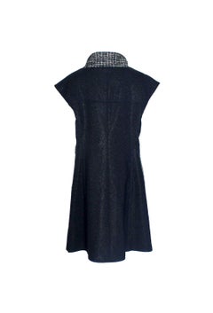 NEW Chanel Lesage Metallic Tweed Long Gilet Vest Jacket Dress Coat Dress 42