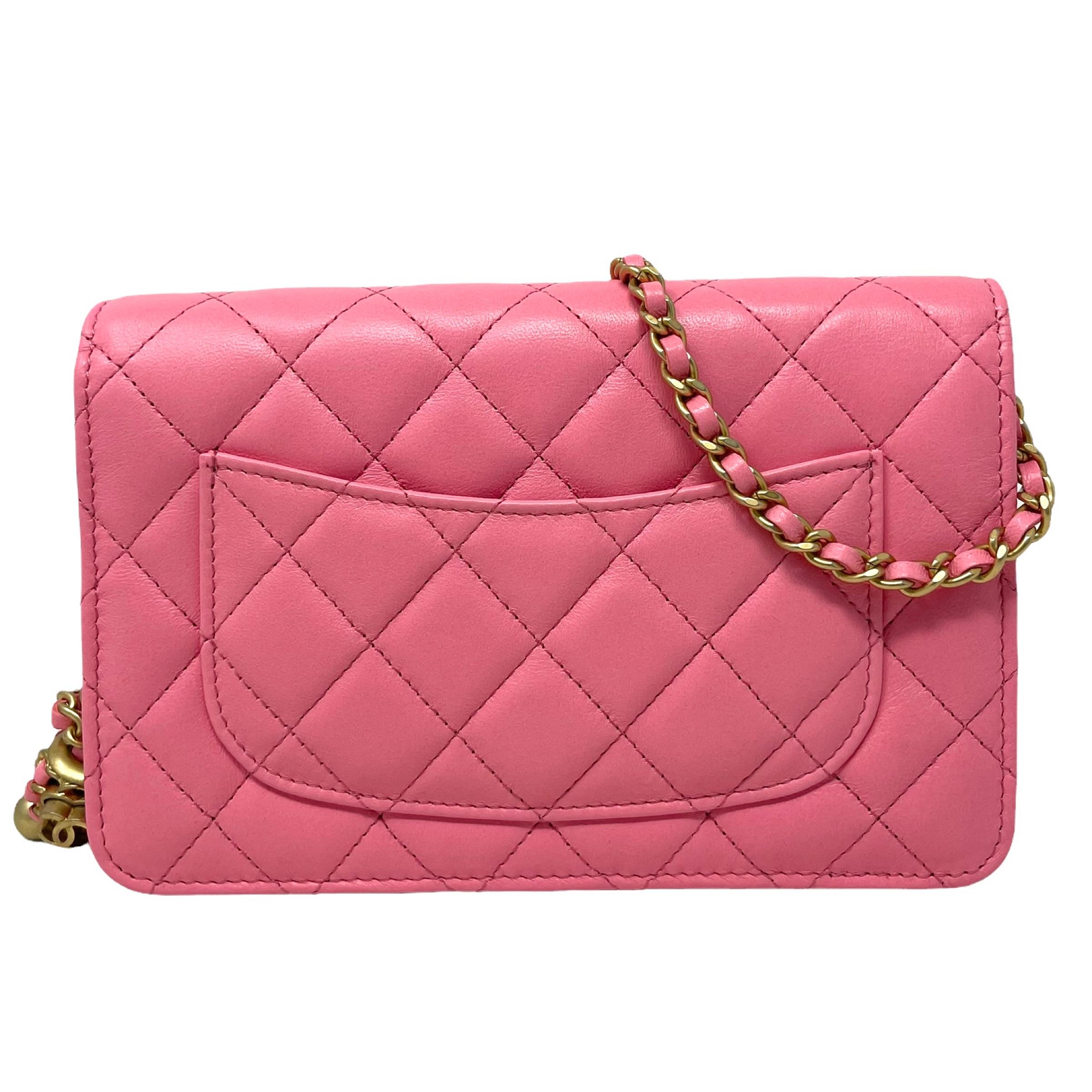 chanel pink bag