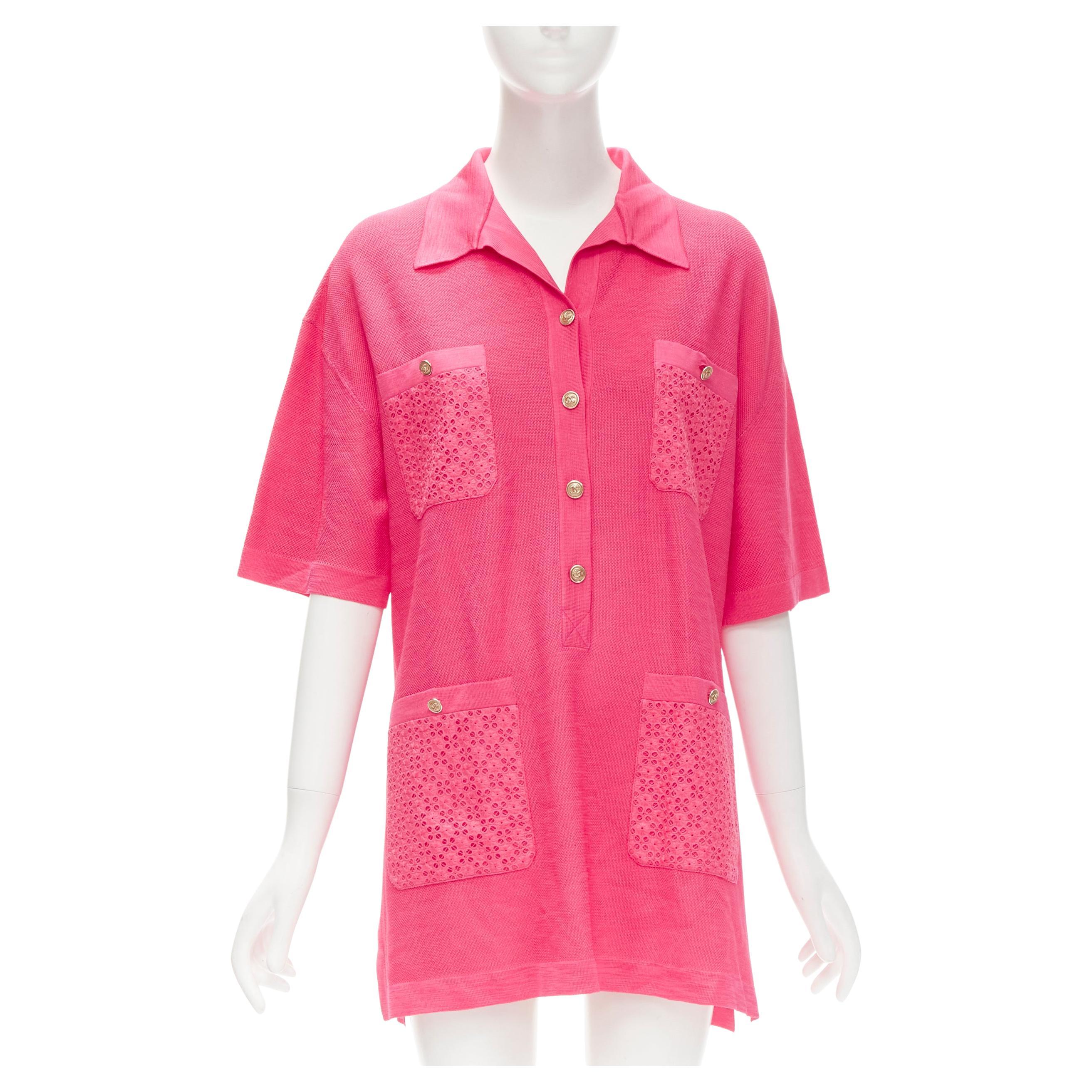 Polo Chanel Pink size 38 FR in Cotton - 19315945