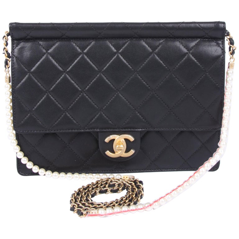 New! Chanel Quilted Flap Bag 2019 black at 1stDibs