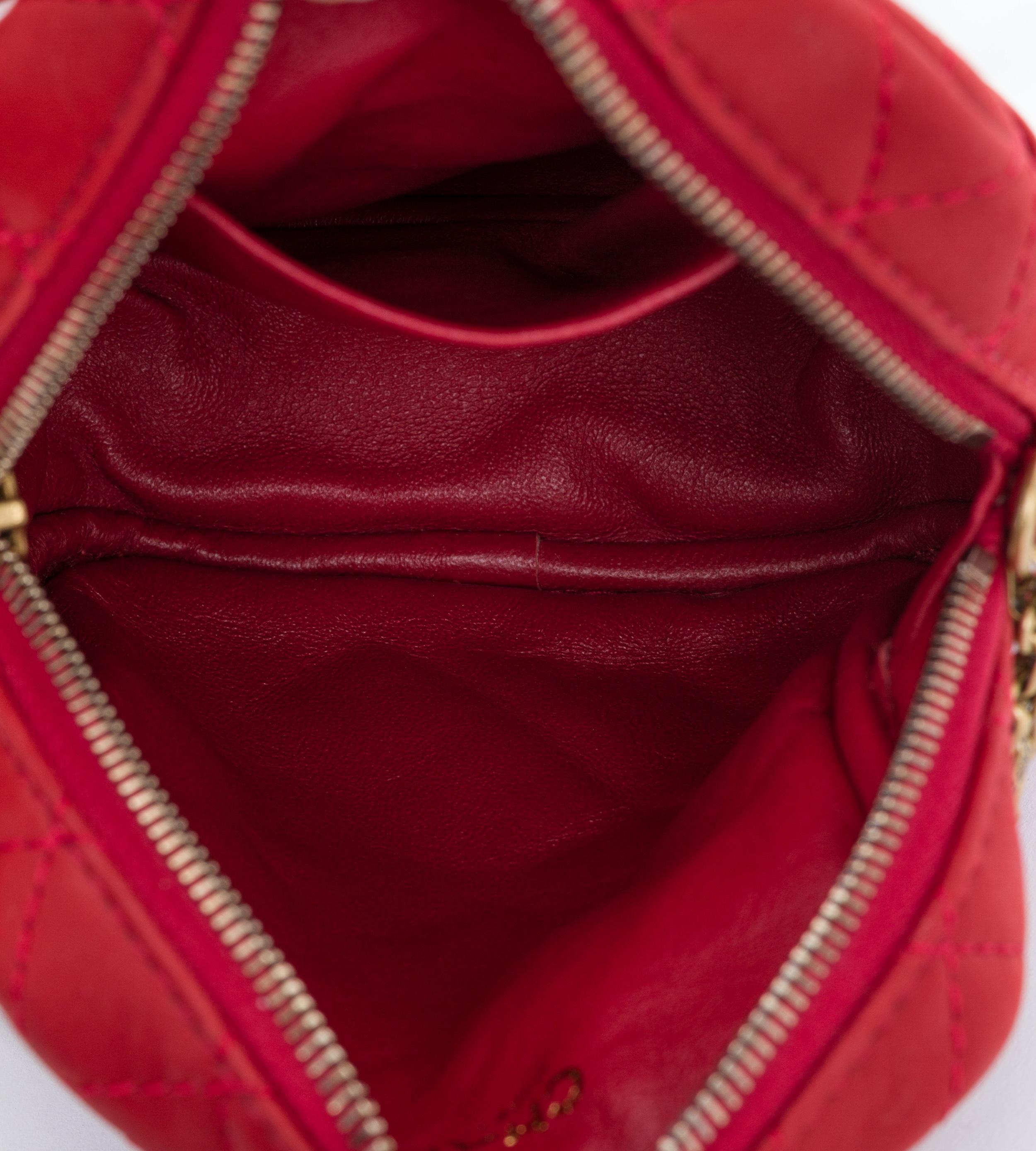 New Chanel Red Quilted Leather Reissue Crossbody Bag 2