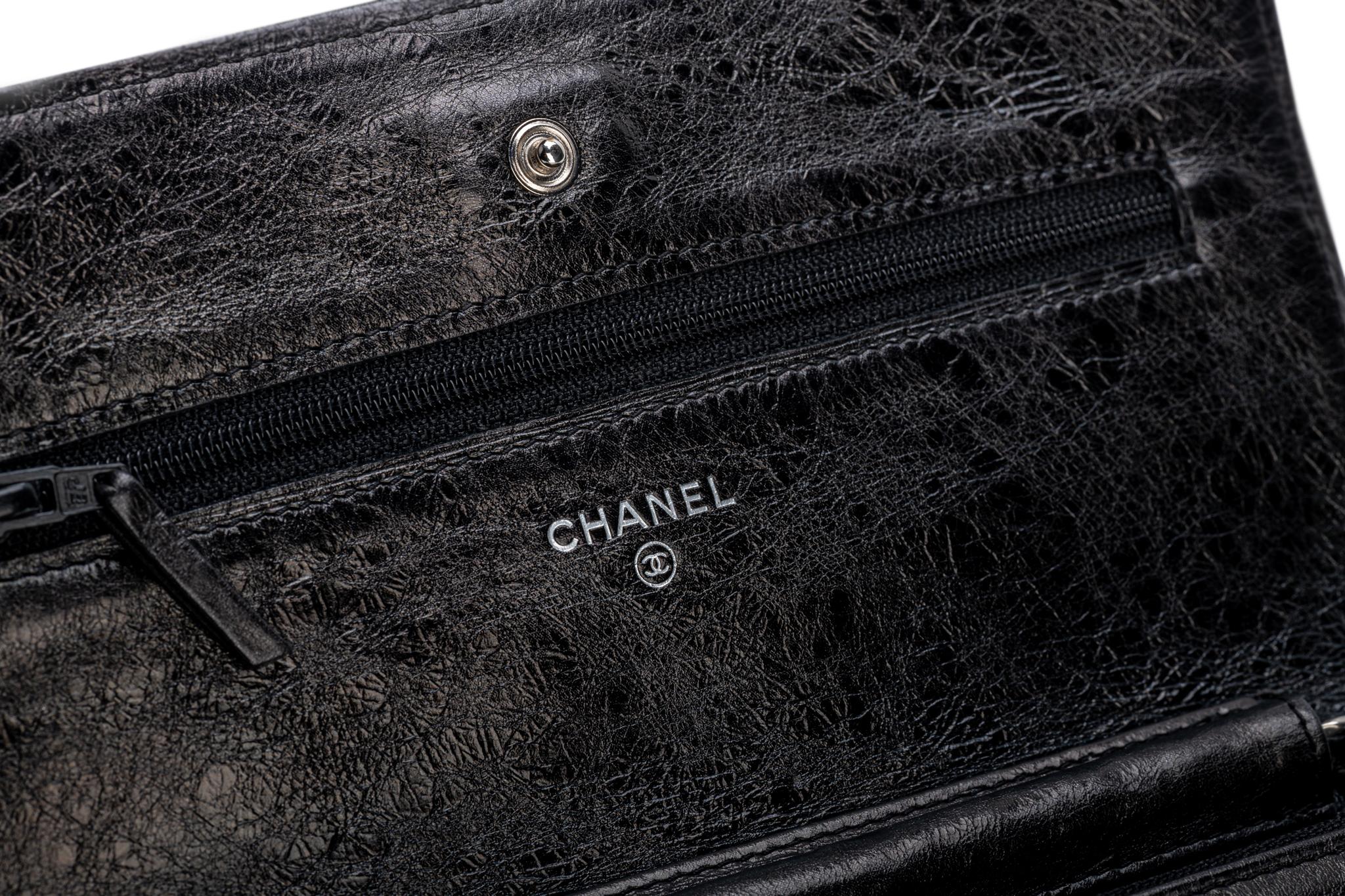 NEW Chanel Reissue Black Wallet On A Chain 4