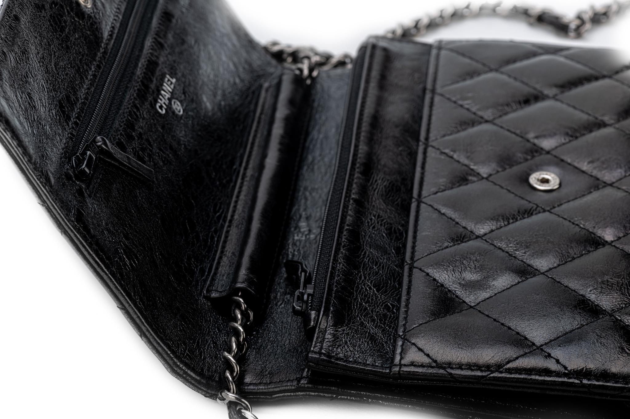 NEW Chanel Reissue Black Wallet On A Chain 5