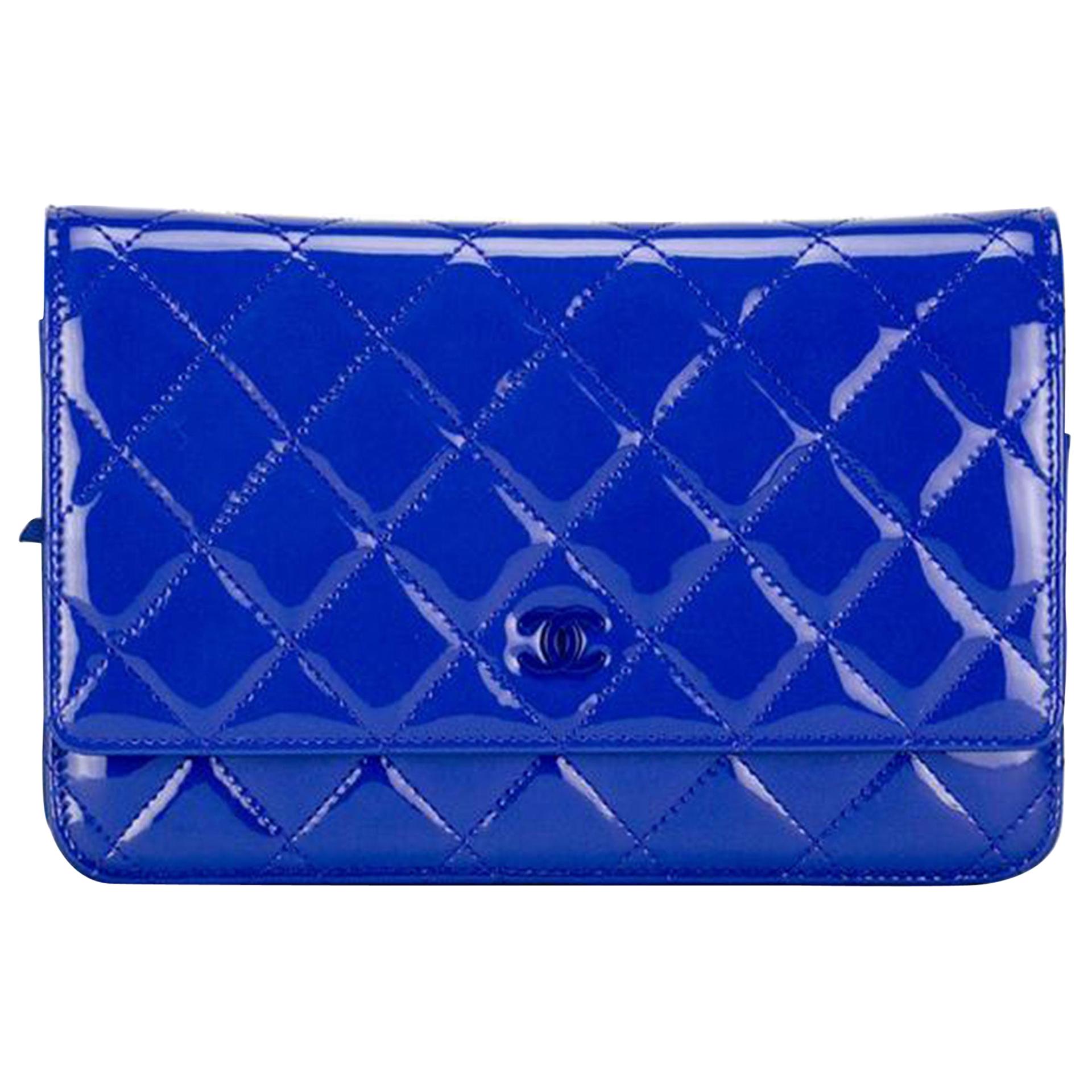 royal blue chanel bag