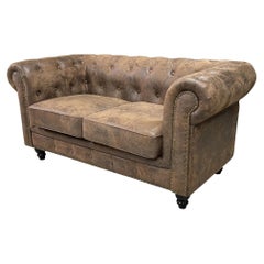 New Chester Premium 2 Seater Sofa Vintage Faux Leather