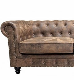 New Chester Premium 3 Seater Sofa Vintage Faux Leather