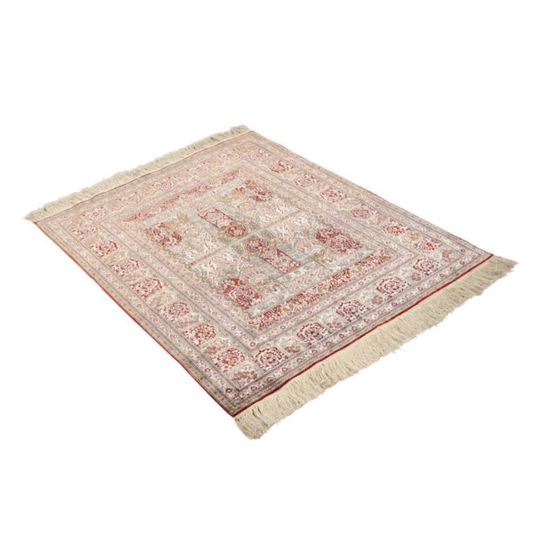 Chinois Tapis New China en soie - Taille : 4'0x3'2 en vente