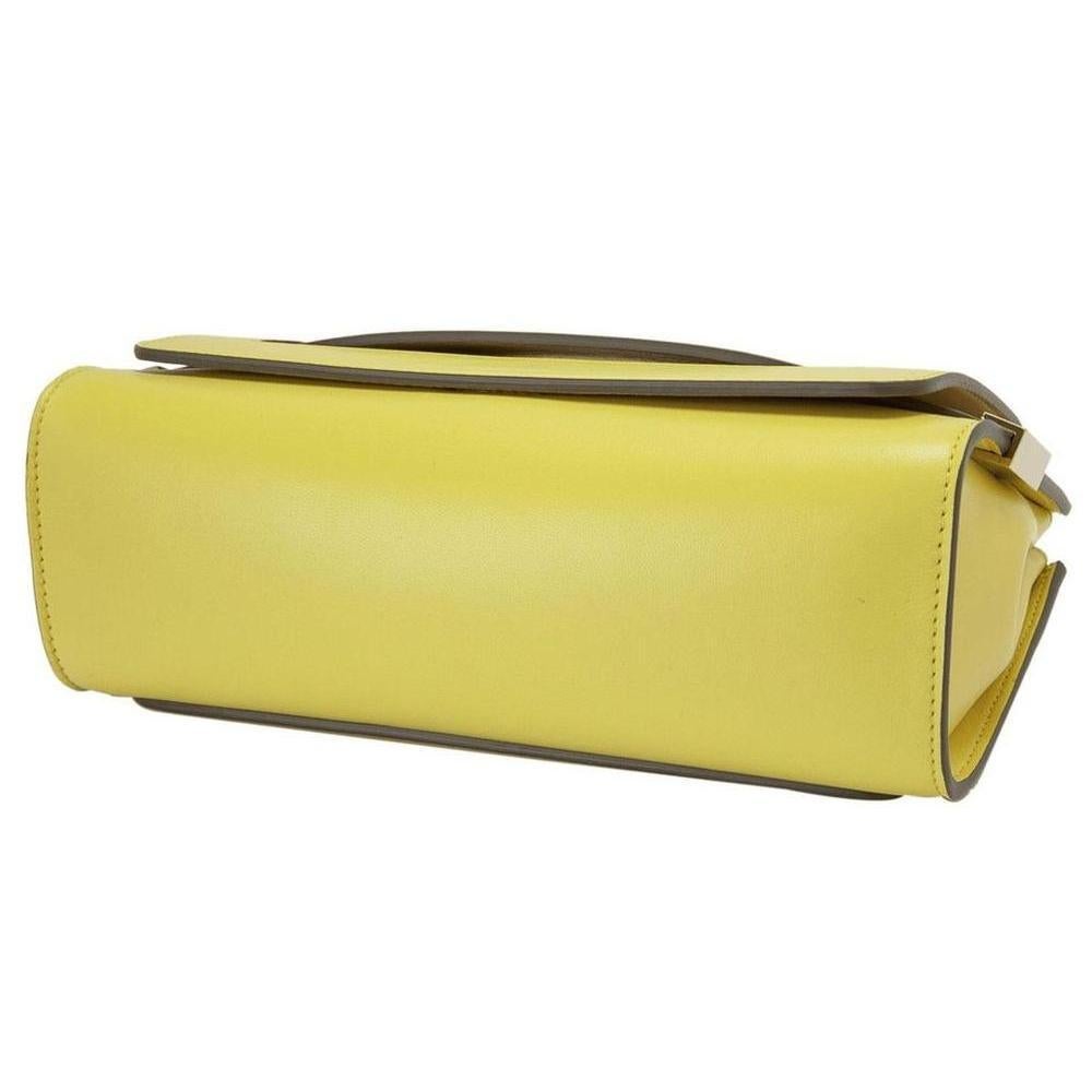 New Chloe Bag Soleil Yellow Leather Clutch For Sale 1