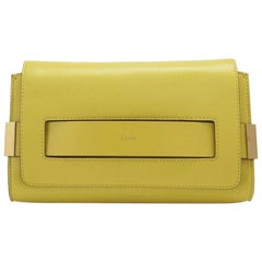 New Chloe Bag Soleil Jaune Pochette en cuir